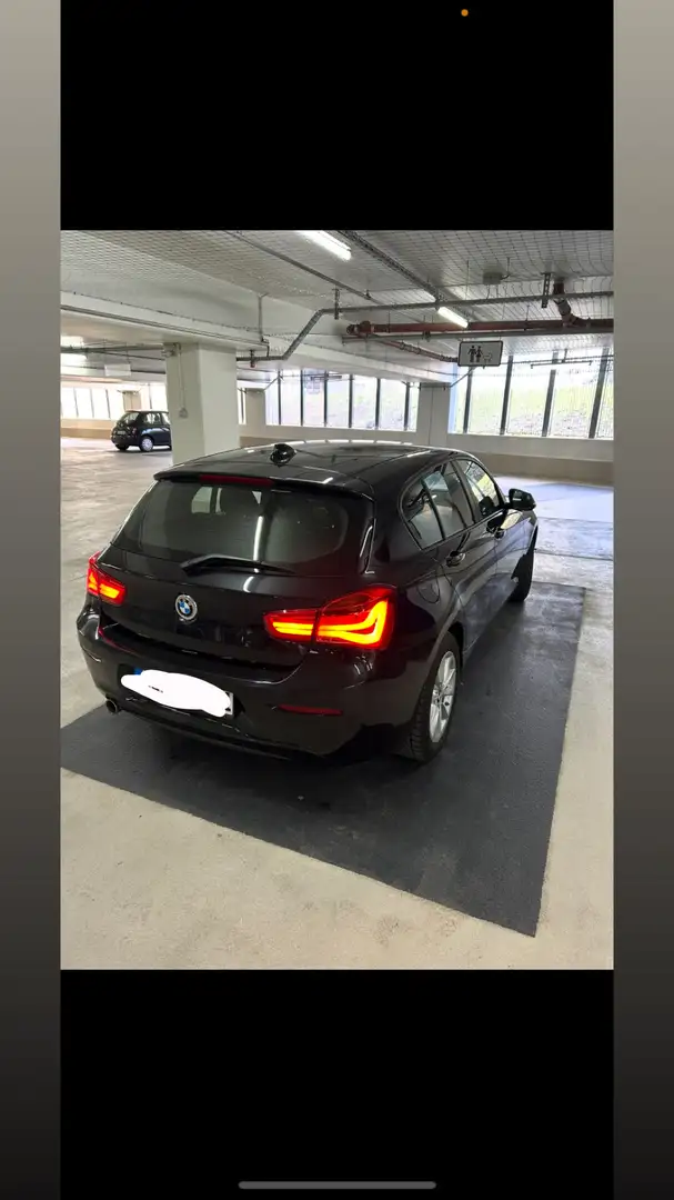 BMW 118 118i Aut. Advantage Schwarz - 1
