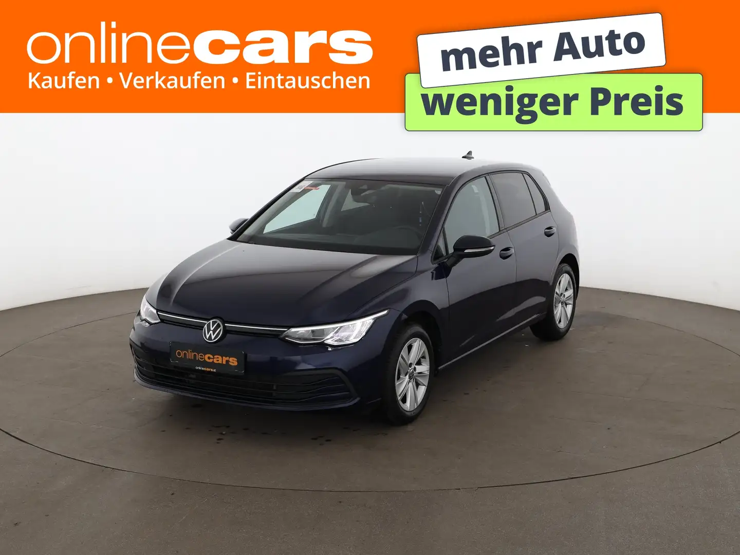 Volkswagen Golf VIII 2.0 TDI Life Aut LED RADAR NAVI SITZHZG Blau - 1