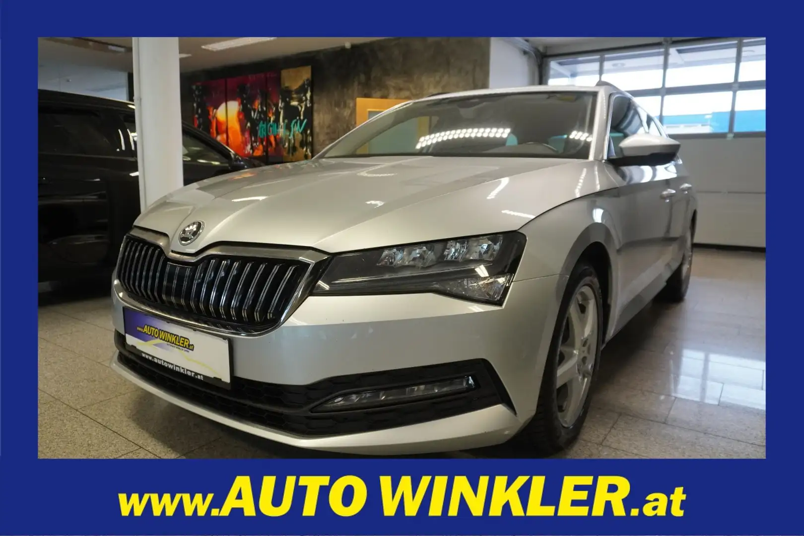 Skoda Superb Kombi 2,0 TDI 4x4 LED/PDC/Kamera Silber - 1