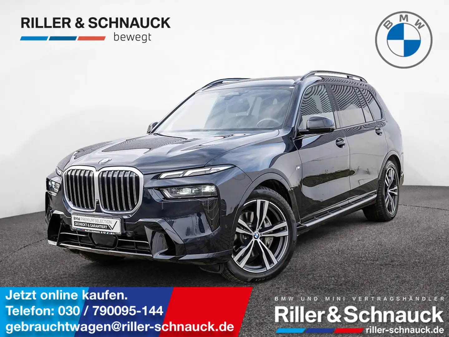 BMW X7 xDrive 40d M-Sport AHK+PANO+STANDHZG+HUD+A Schwarz - 1