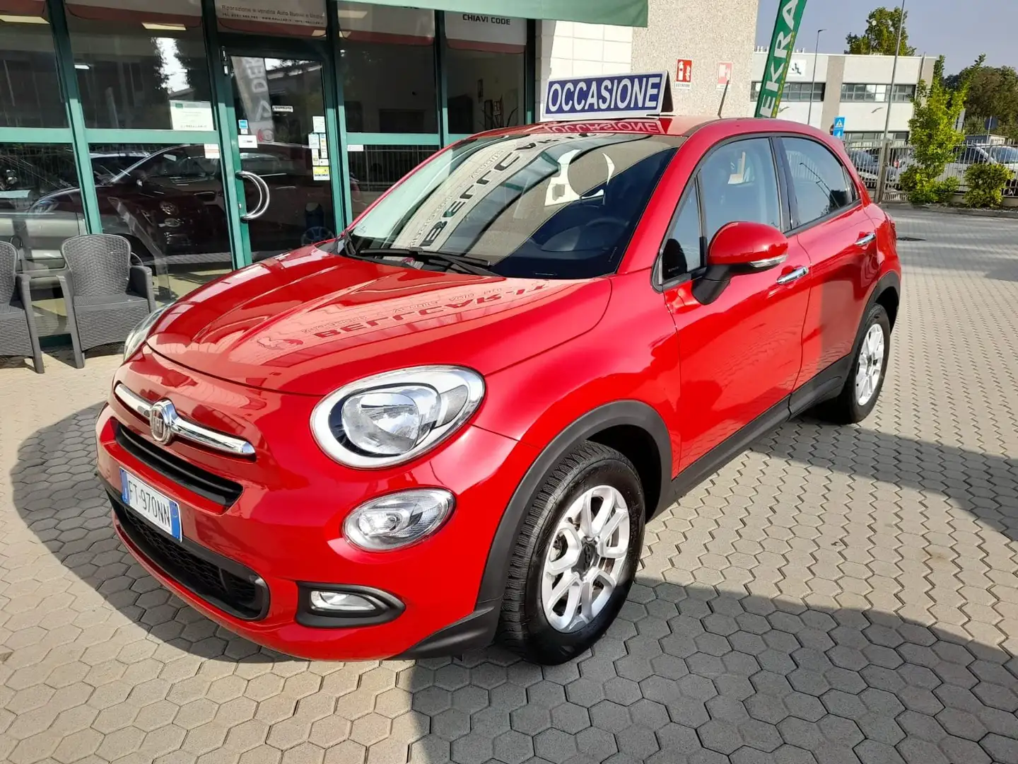 Fiat 500X 500X 1.3 mjt Business 4x2 95cv Rouge - 1