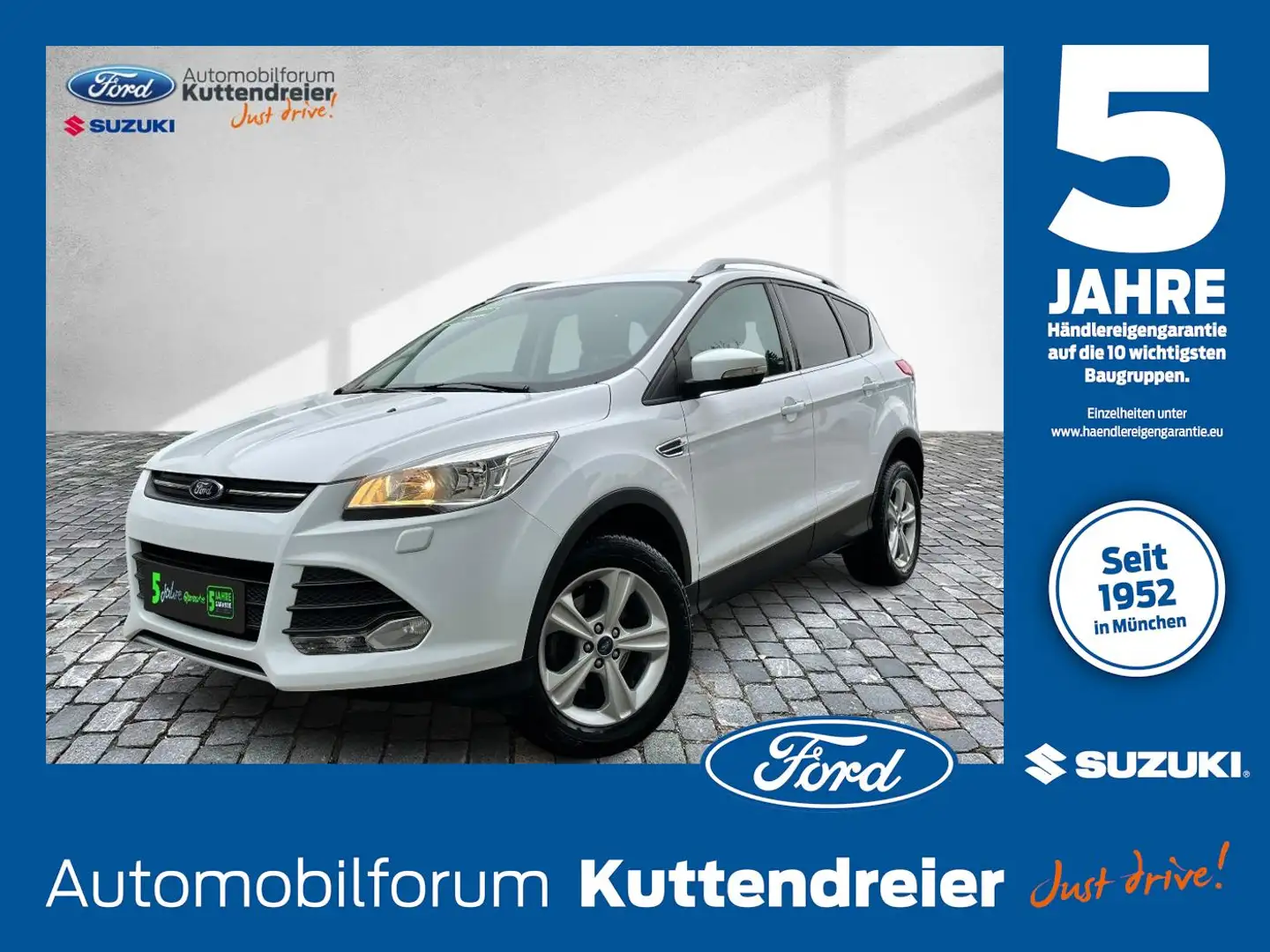 Ford Kuga Trend Klima Tempomat Sitzheizung Anhängekup. Fehér - 1
