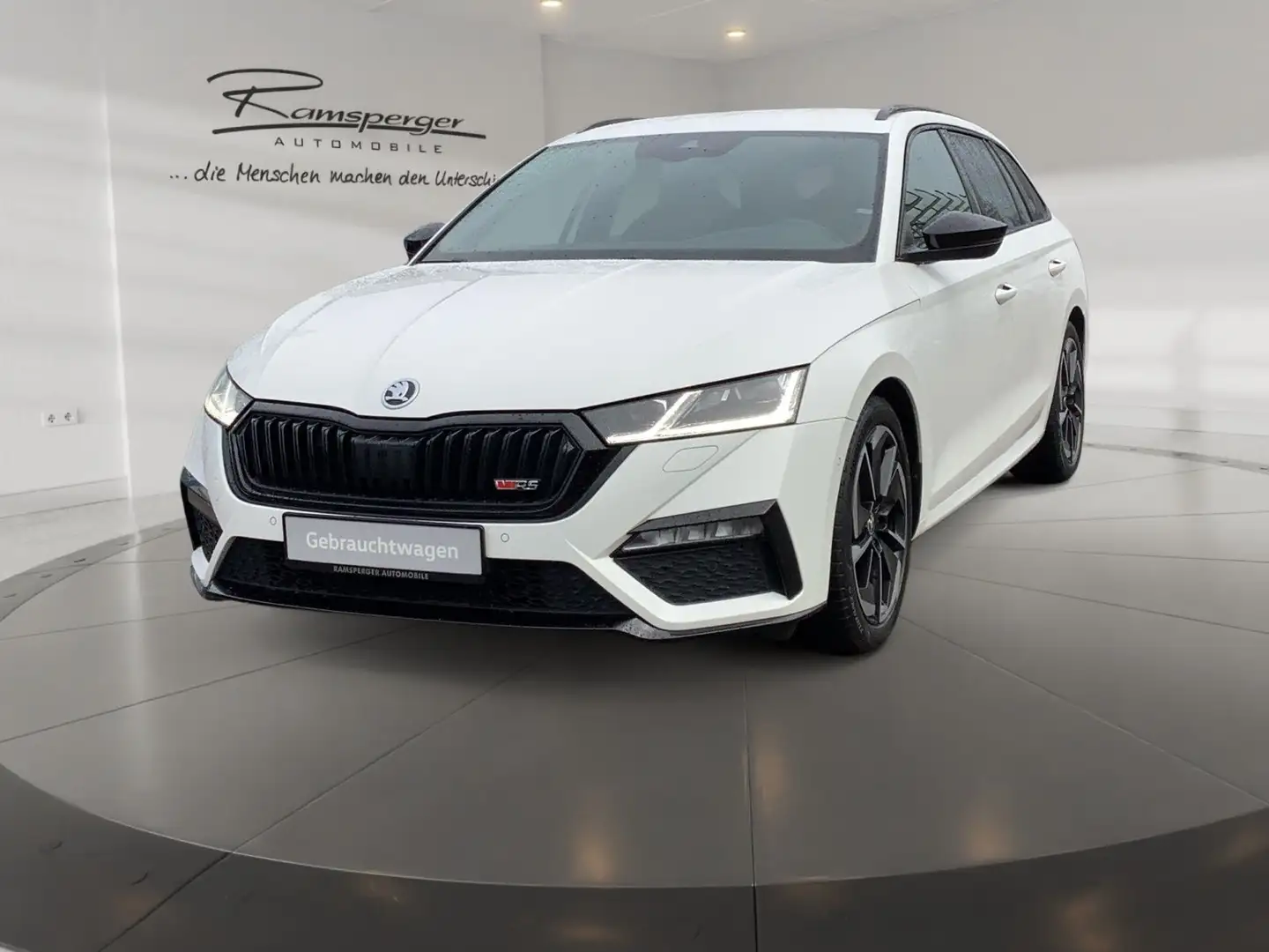 Skoda Octavia Combi 2.0 TSI DSG RS AHK ACC Standh. Weiß - 2