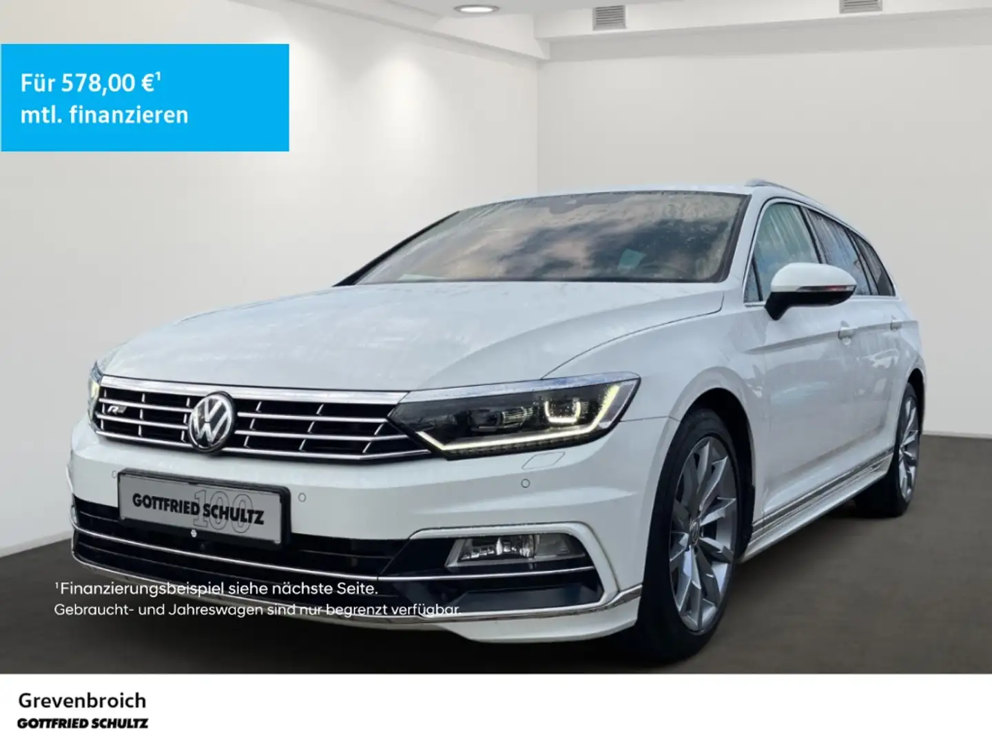 Volkswagen Passat Var. R-Line 4MOTION 2.0TDI DSG Leder Pano Top-Pake Bianco - 1
