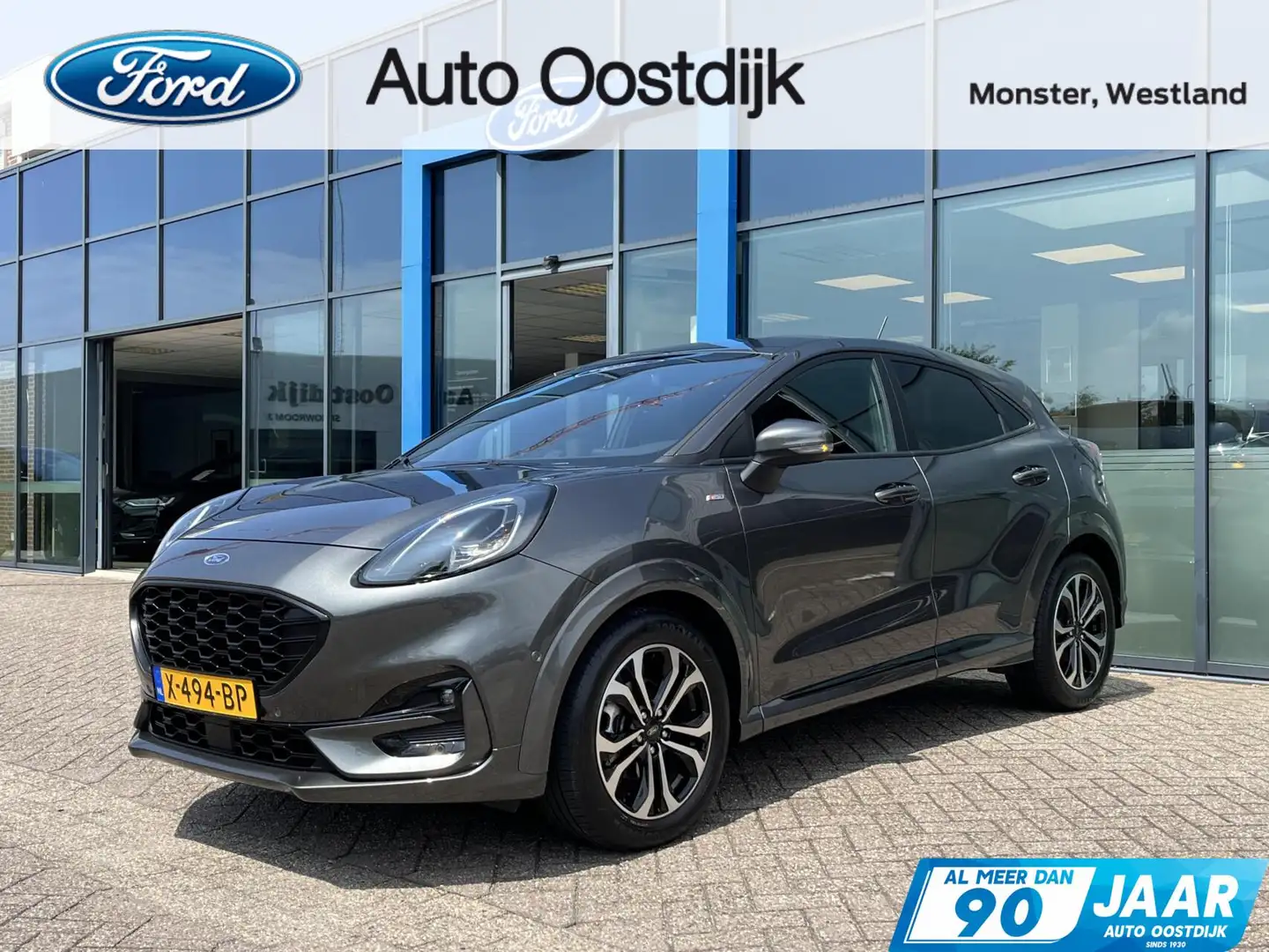 Ford Puma 1.0 EcoBoost Hybrid ST-Line 125PK Winterpack Camer Grijs - 1