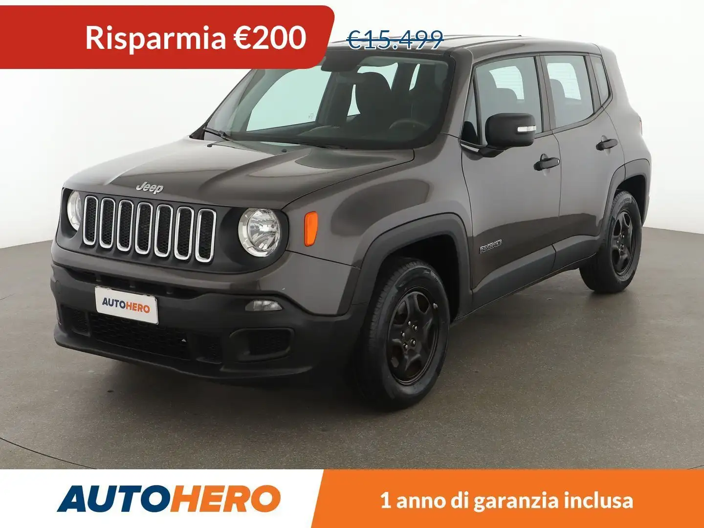 Jeep Renegade 1.6 Sport Grigio - 1