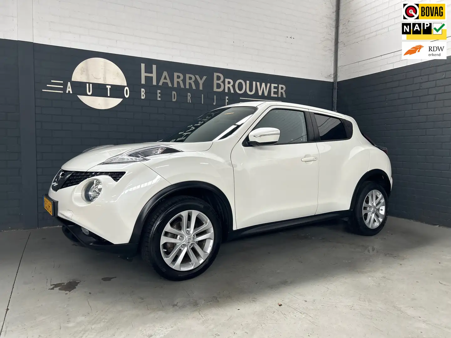 Nissan Juke 1.2 DIG-T S/S Acenta, zeer complete mooie uitvoeri Blanc - 1