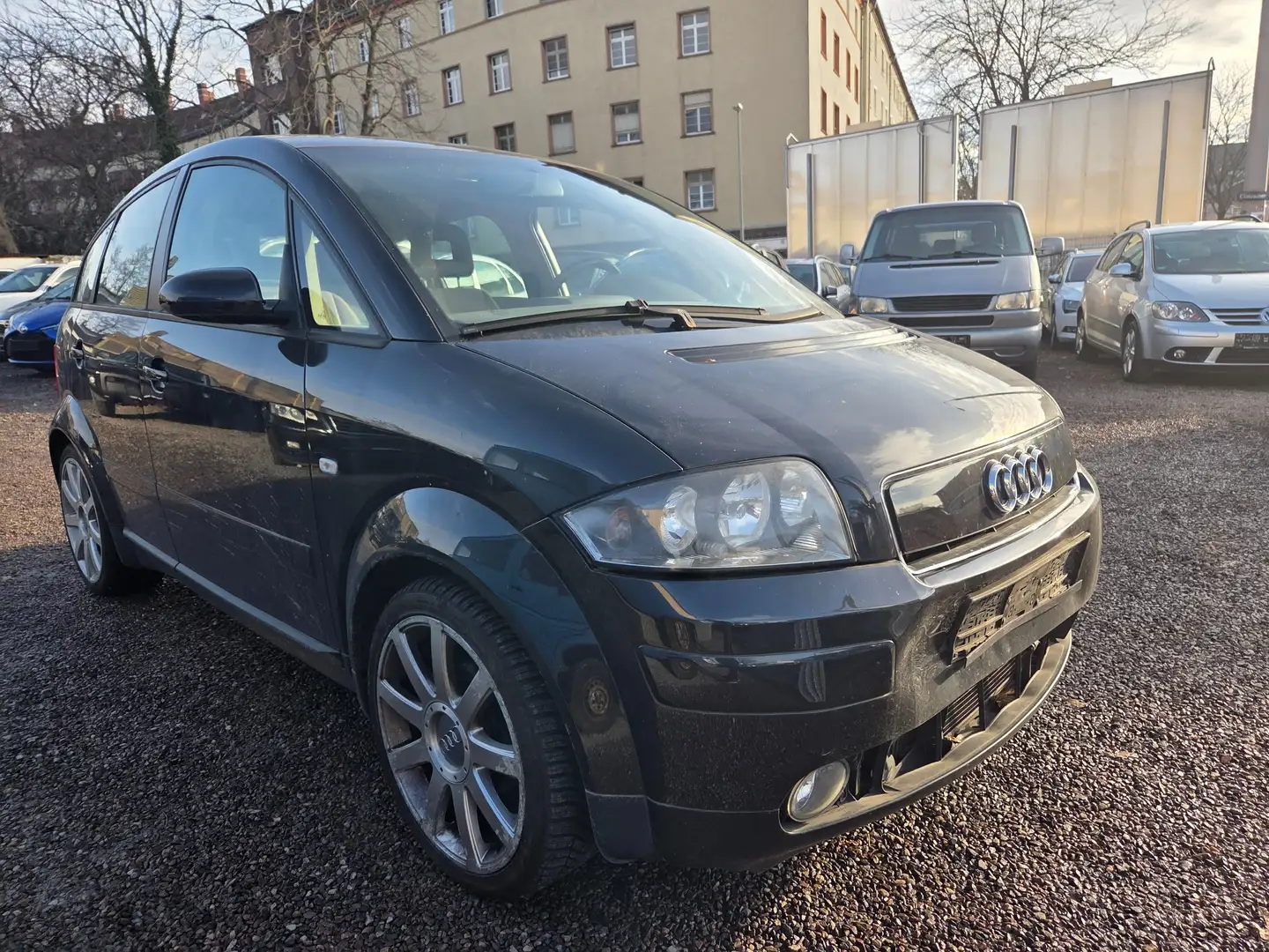 Audi A2 1.4 TDI (55 kW) Klimatronic Panorama Zwart - 2