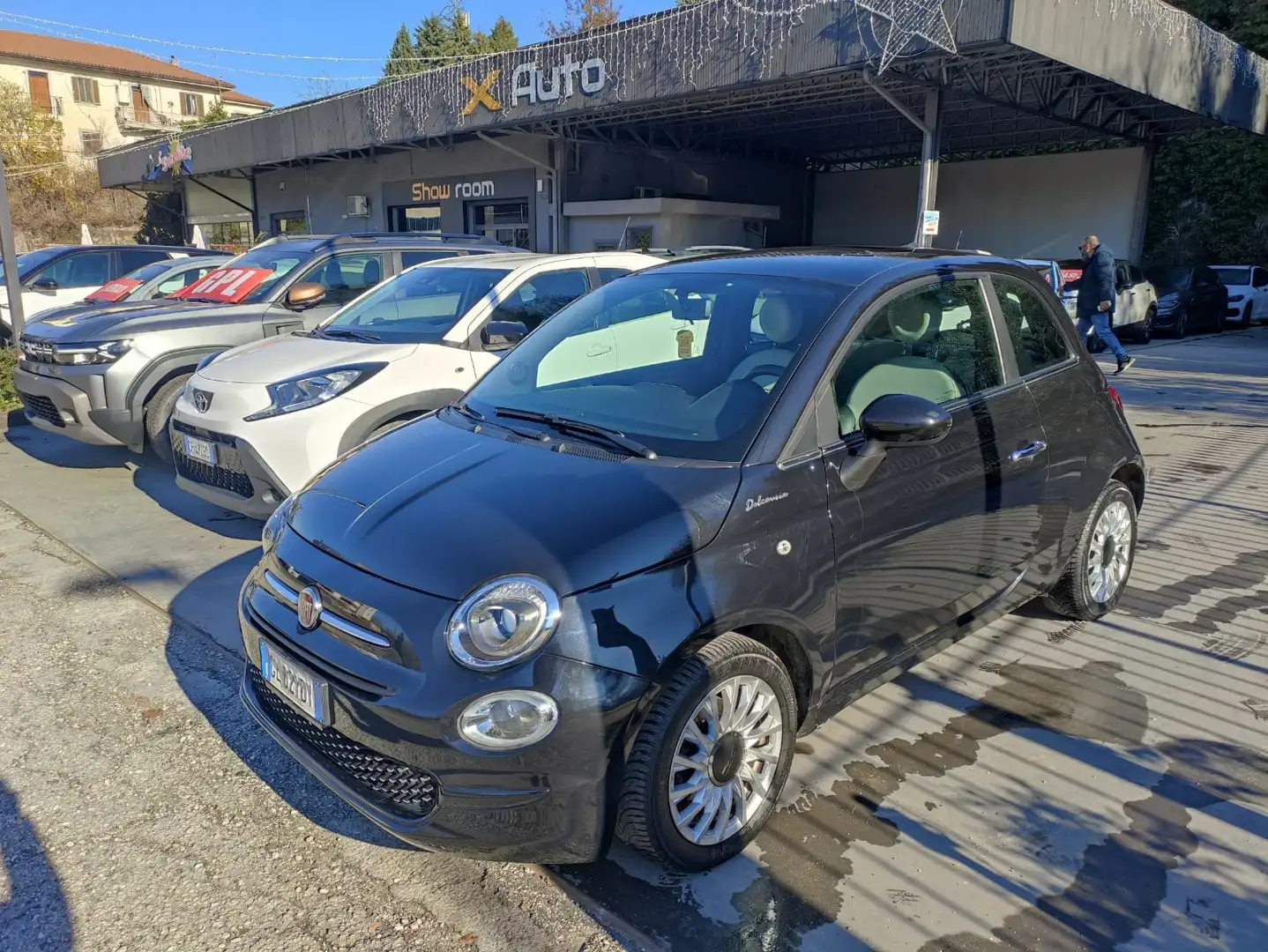 Fiat 500 500 III 1.0 hybrid Dolcevita 70cv PREZZO REALE Zwart - 1