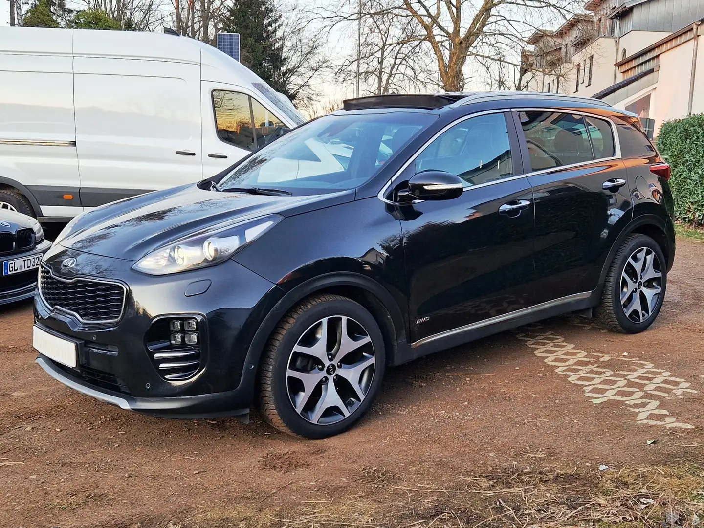 Kia Sportage GT-Line 4WD/Panoramadach/Spurhalte/Totwinkel/Kamer Schwarz - 1