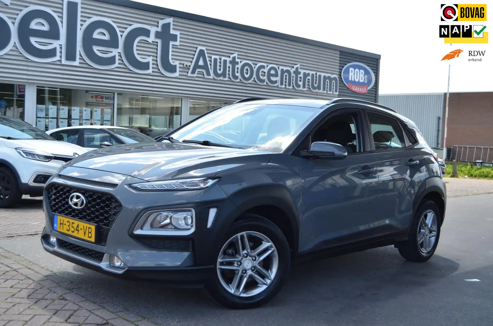 Hyundai KONA 1.0 T-GDI Comfort|CLIMA|CAMERA+SENSOREN|NAVI|CARPL Grijs - 1