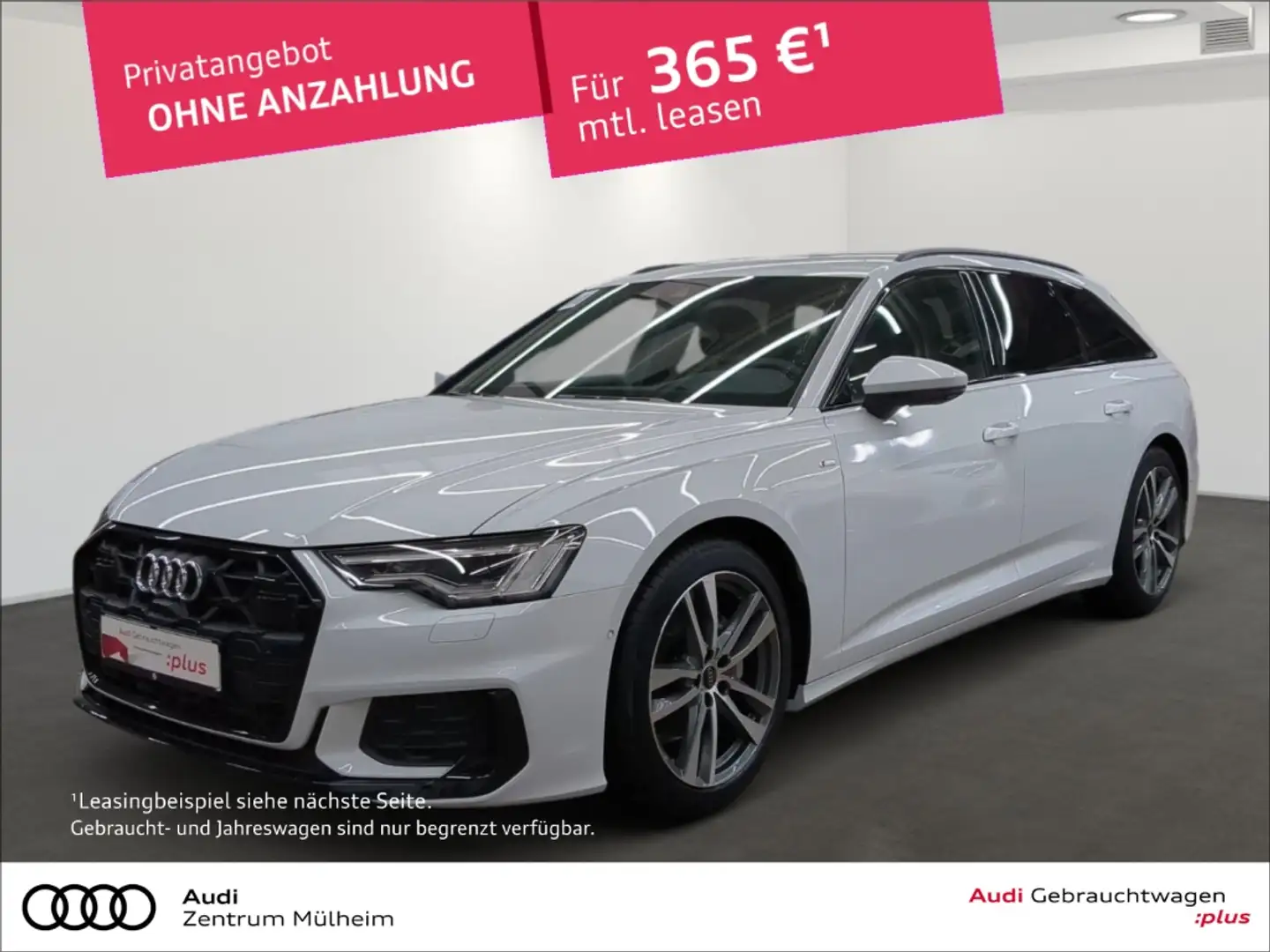 Audi A6 Avant 40 TDI S line Navi Matrix LED virtual ACC Weiß - 1