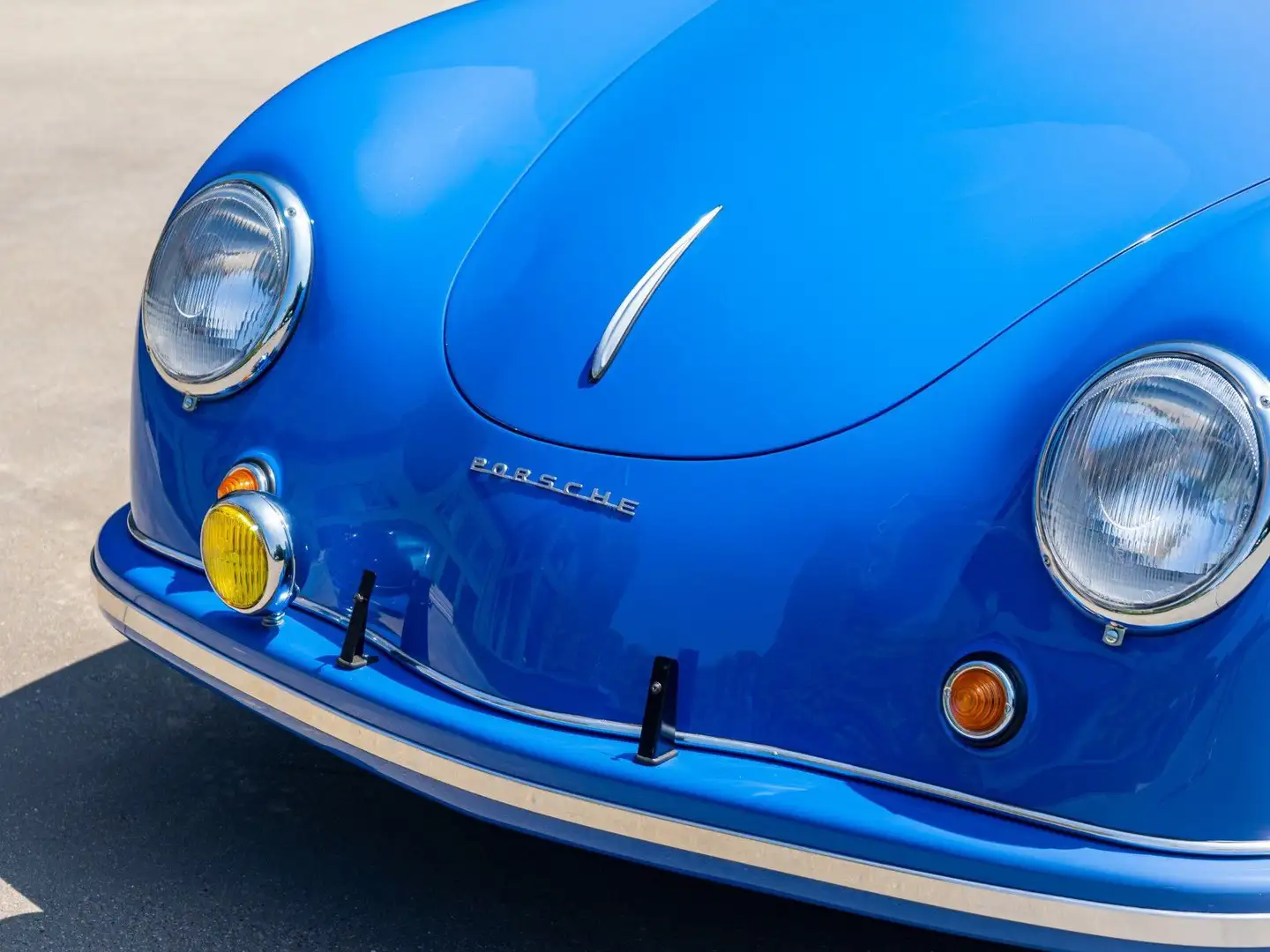Porsche 356 1300 "Pre-A" Knickscheibe Coupe / Matching / 1952 Bleu - 2