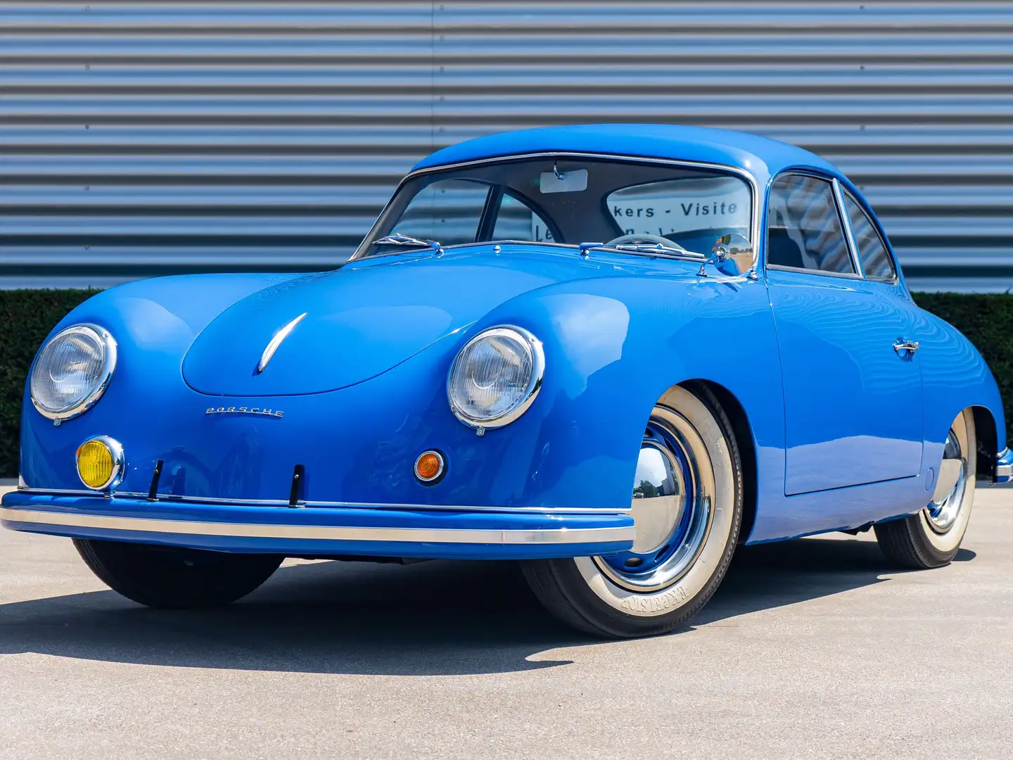 Porsche 356 1300 "Pre-A" Knickscheibe Coupe / Matching / 1952 Bleu - 1