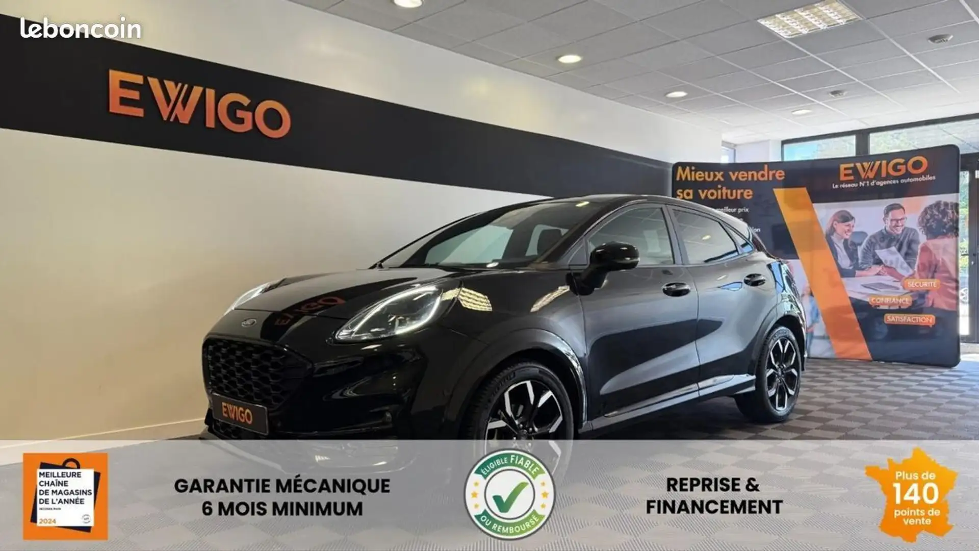Ford Puma 1.0 ECOBOOST 155 HYBRID MHEV ST-LINE X %2B Pack Hi Noir - 1