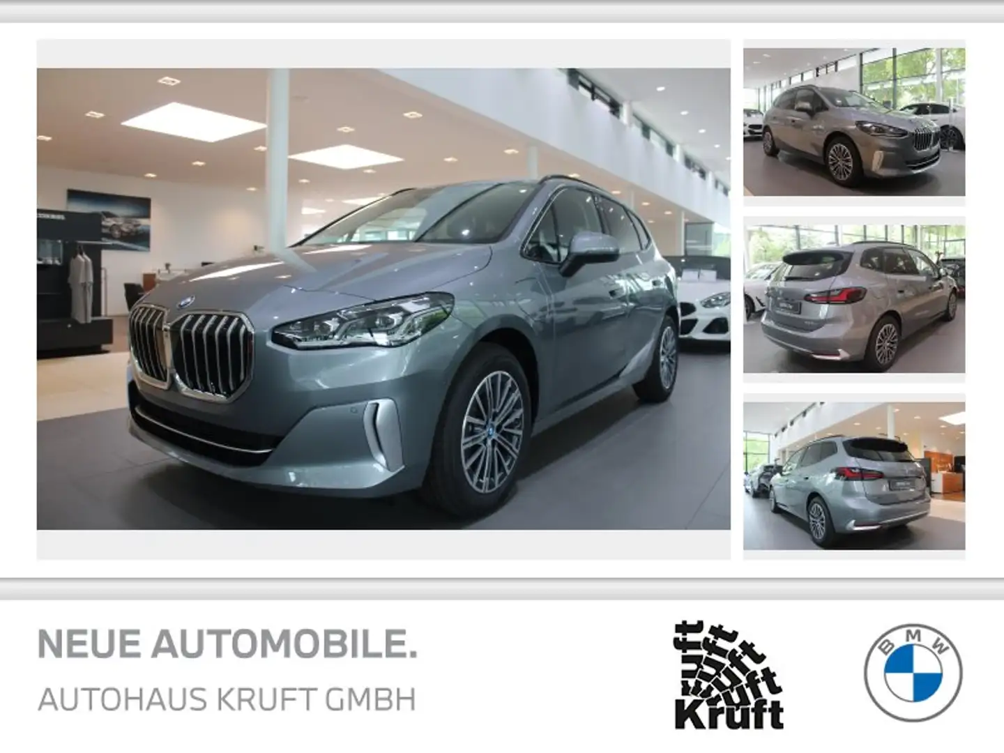 BMW 225 e xDrive LUXURYLINE+17LM+HEADUP+LED+AHK+ACC Line H Argintiu - 1