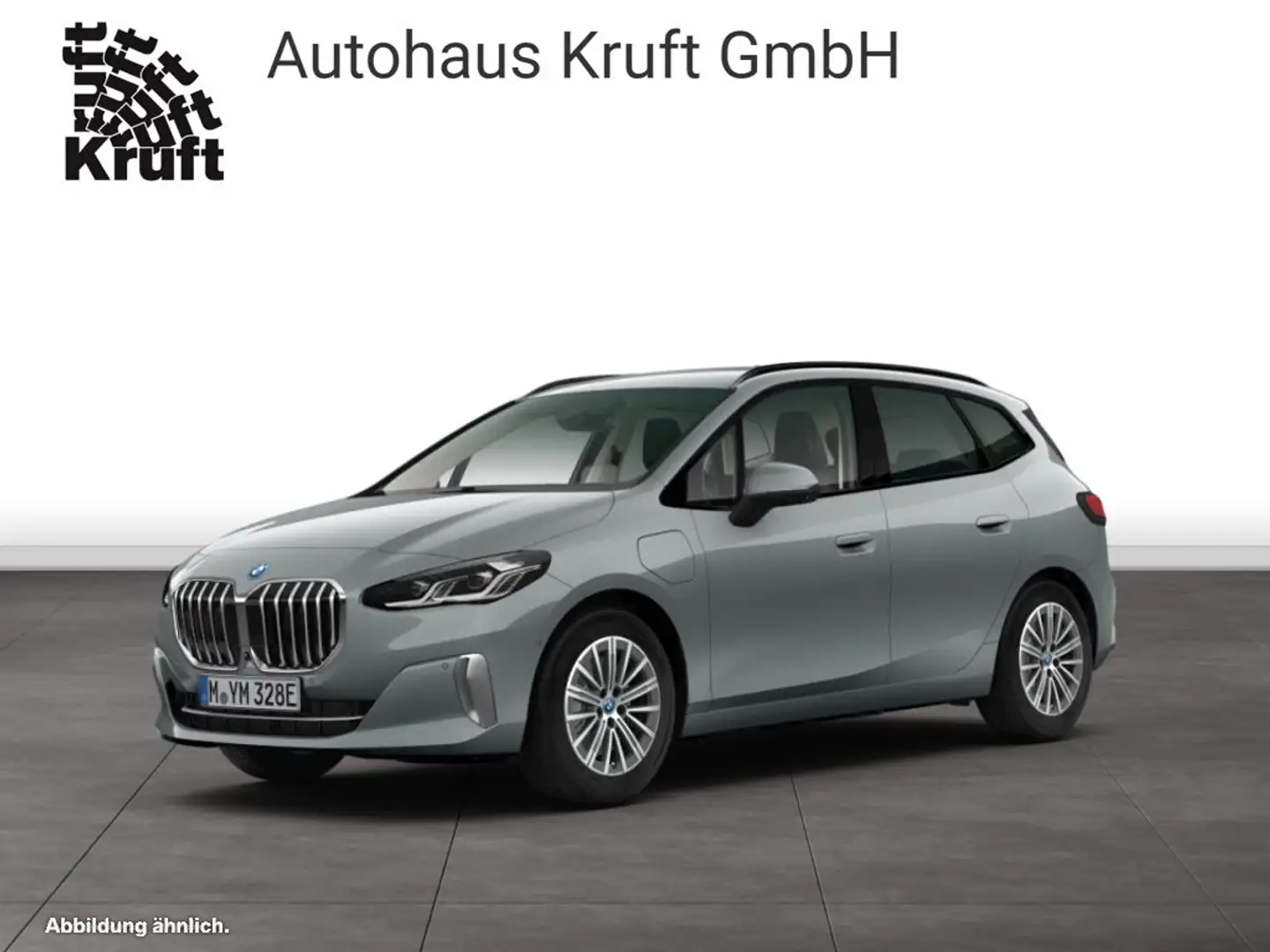 BMW 225 e xDrive LUXURYLINE+17LM+HEADUP+LED+AHK+ACC Line H Argent - 2