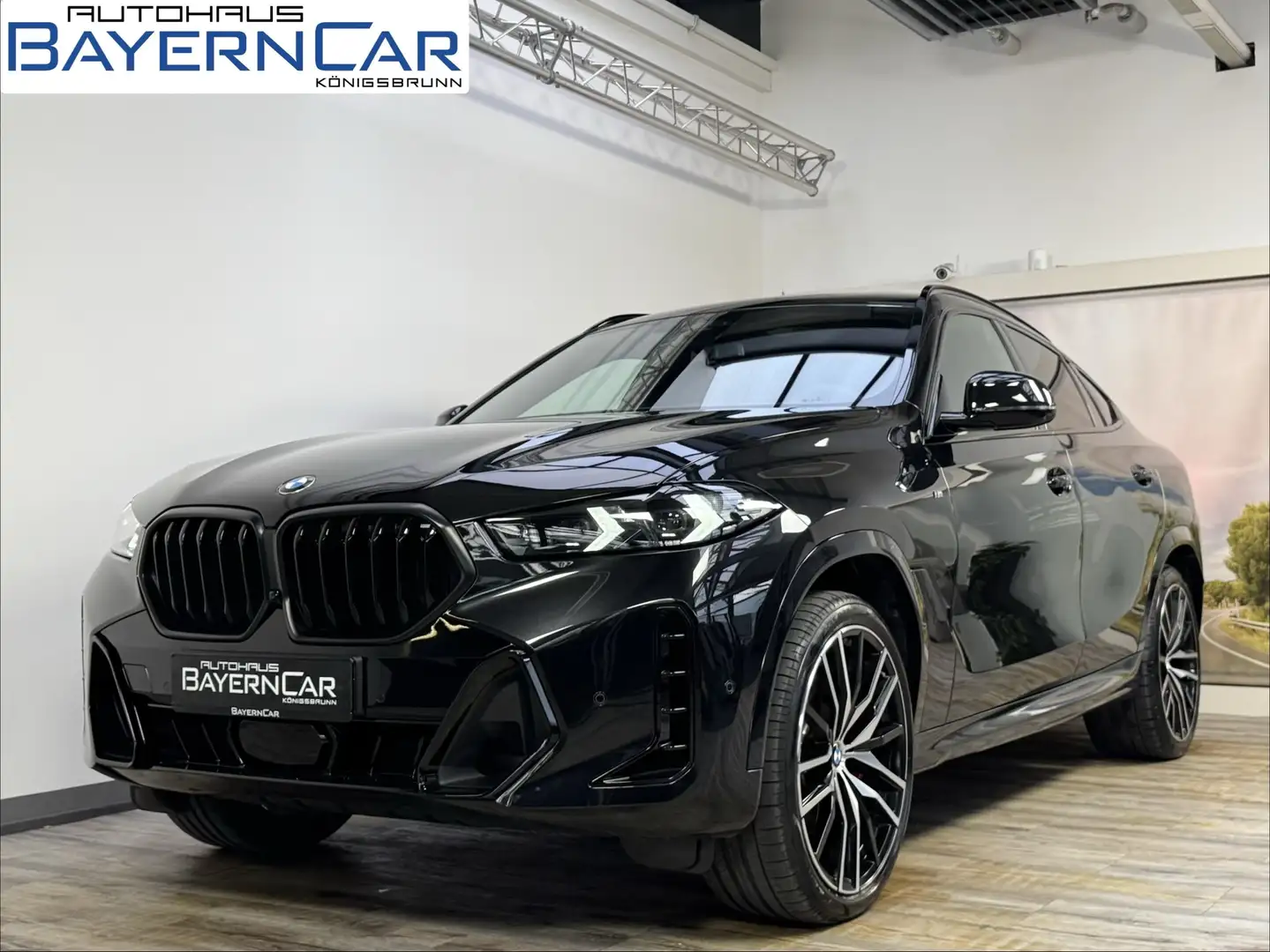 BMW X6 xDr30d M Sport Pro ACC 360° Pano H&K 22Zoll Чёрный - 1