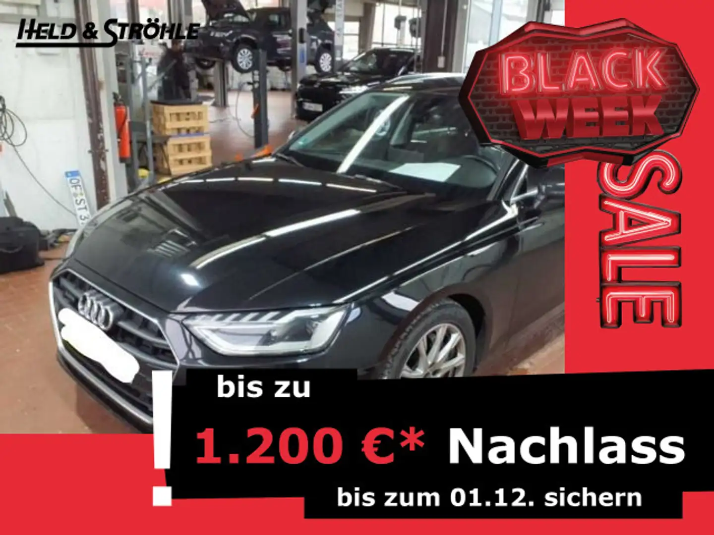 Audi A4 40 TDI quattro STANDHZG NAV+ LED 360KAM Schwarz - 1