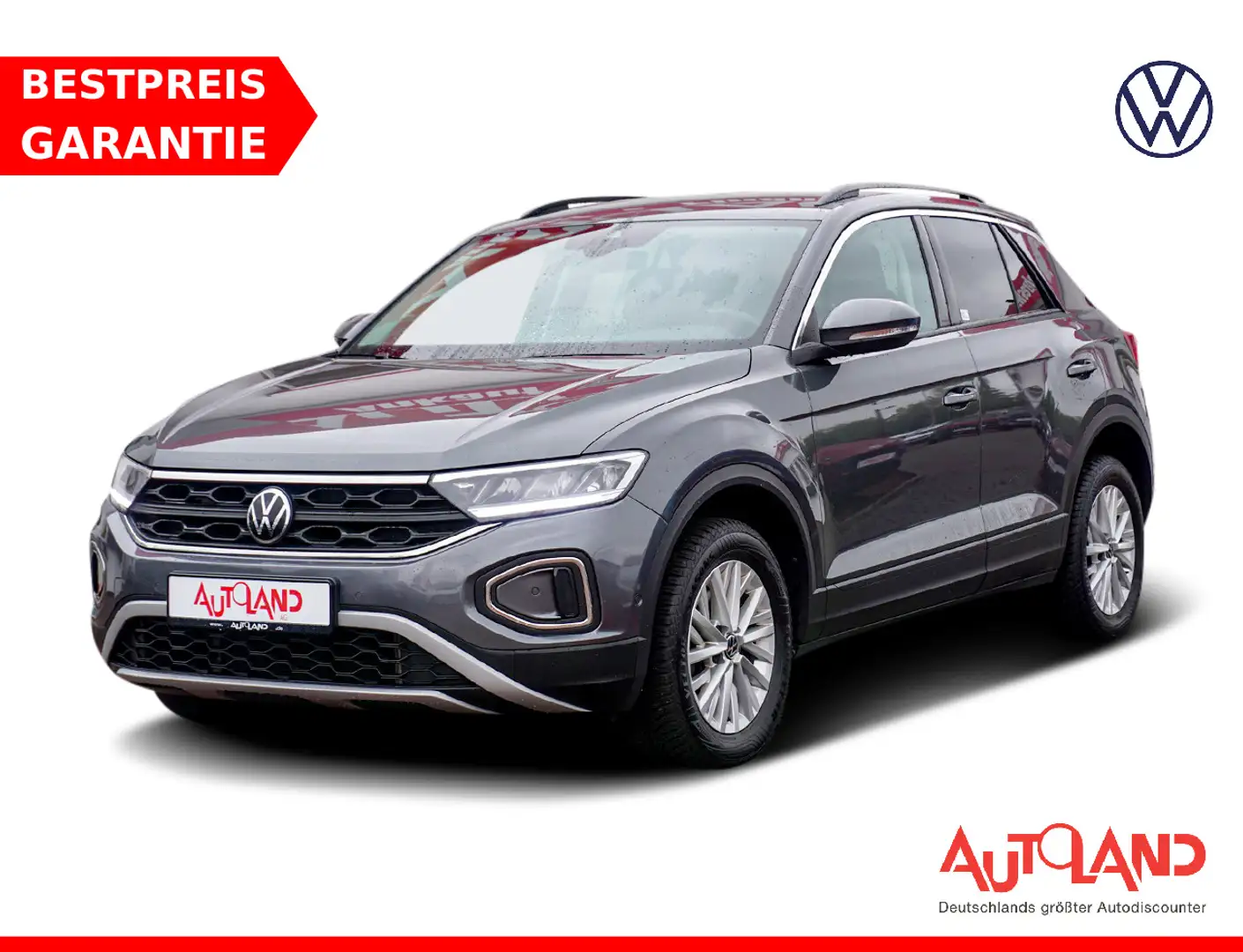 Volkswagen T-Roc 1.0 TSI LED Navi Tempomat Grau - 1