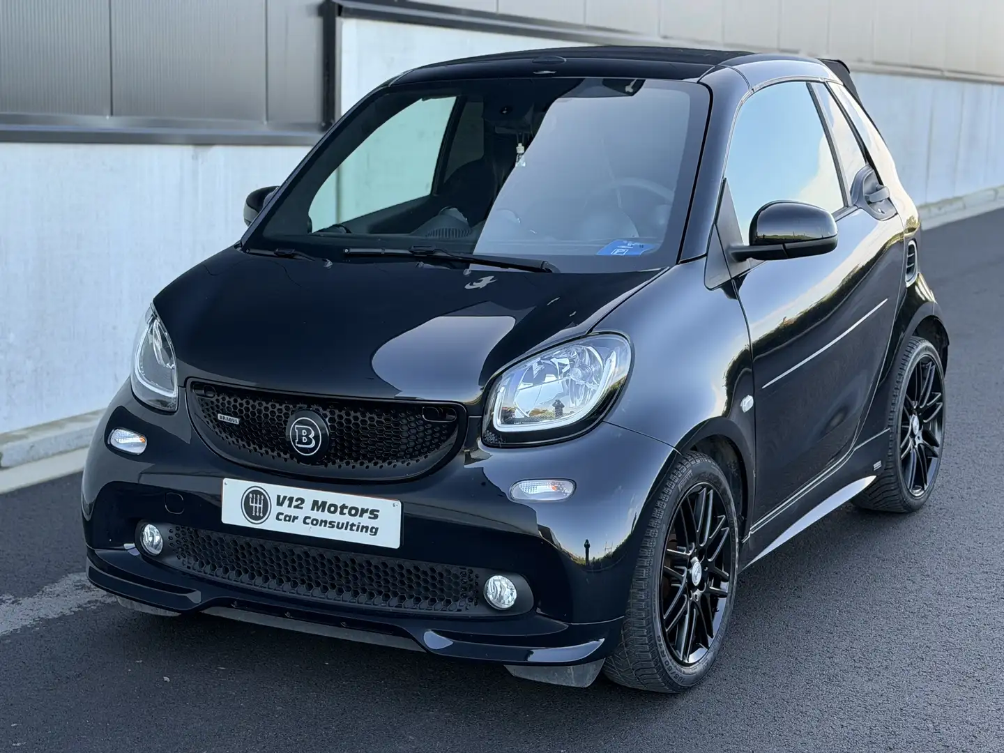 smart brabus Fortwo Cabrio Brabus 0.9 Turbo Xclusive DCT Nero - 1