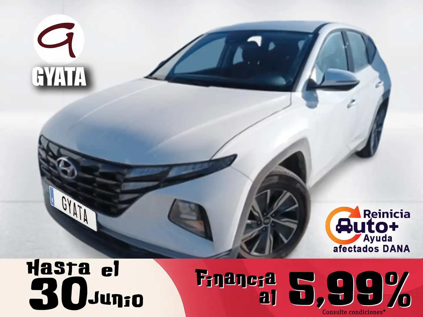 Hyundai TUCSON 1.6 TGDI Klass 4x2 Weiß - 1