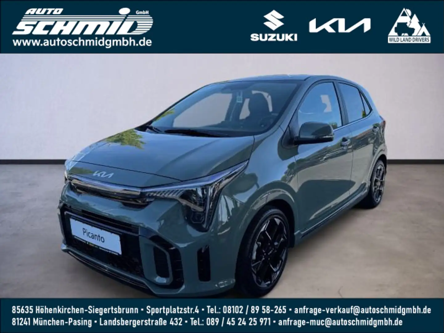 Kia Picanto PICANTO PE2 1.0 AMT GT-LINE Grün - 1