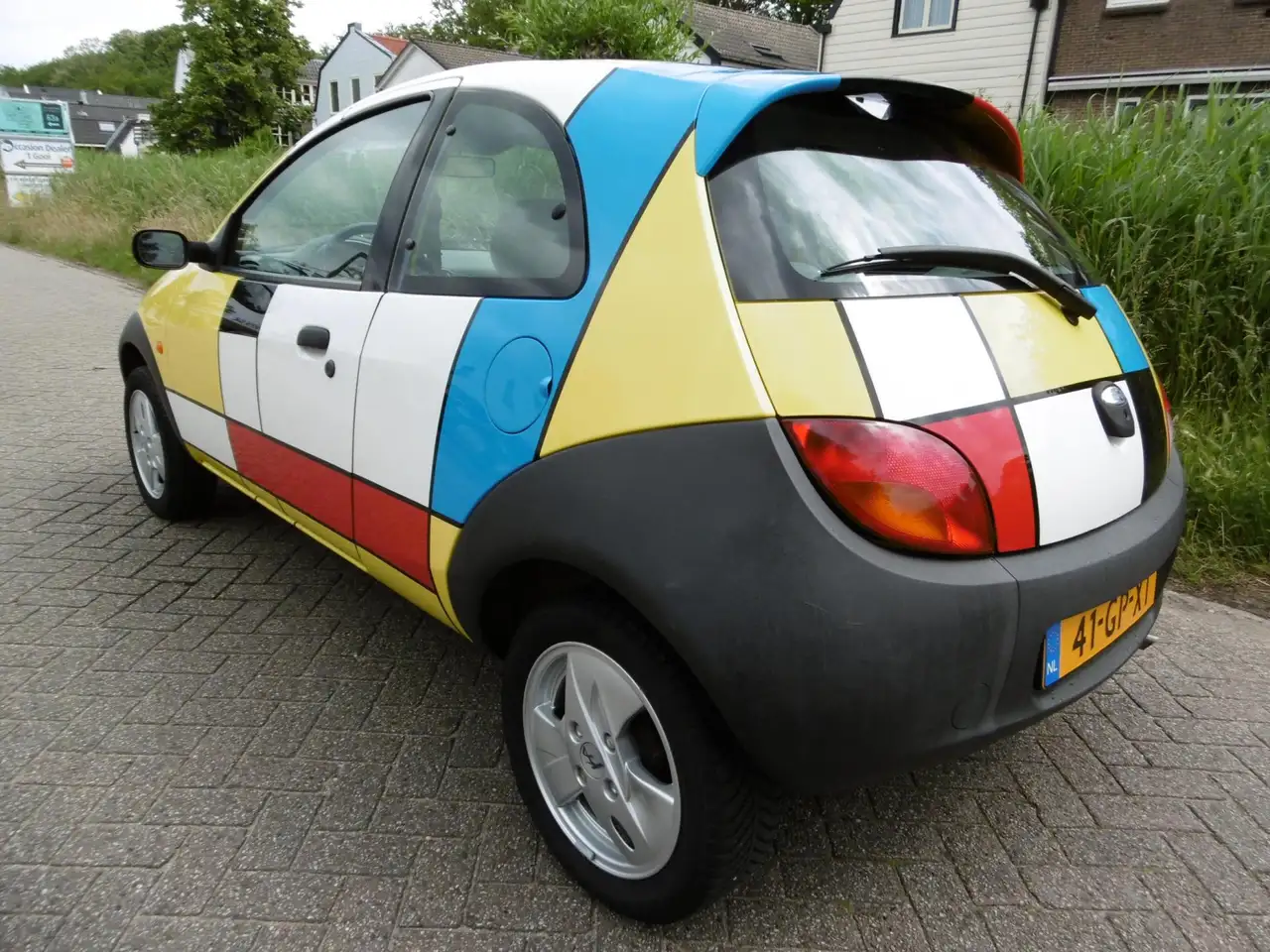 Ford Ka/Ka+ 1.3 d'Eco MONDRIAAN UNIQUE ORIGINAL ART OBJECT, foto 3