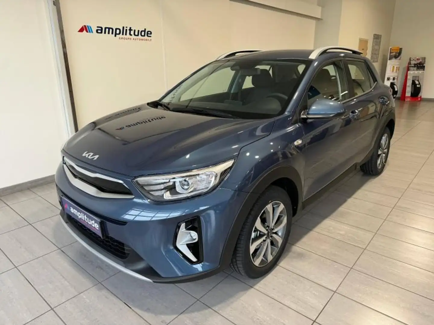Kia Stonic 1.0 T-GDi 100ch Active Bleu - 1