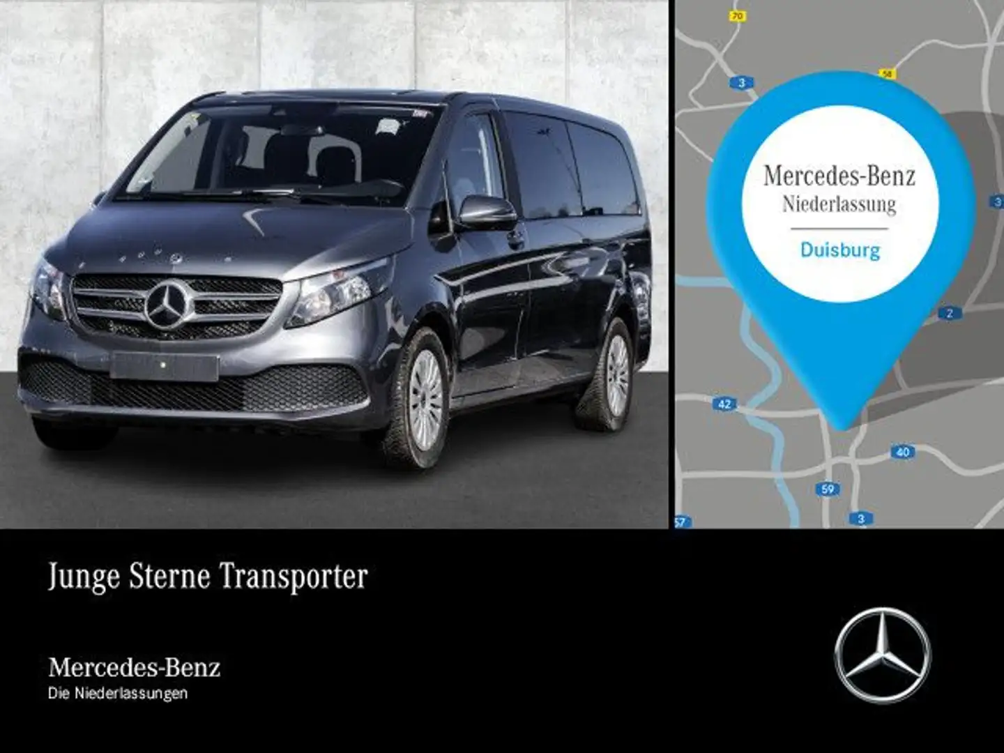 Mercedes-Benz V 250 d XL 9G+MBUX+Navi+DIS+360°CAM+e.Türen Grey - 1