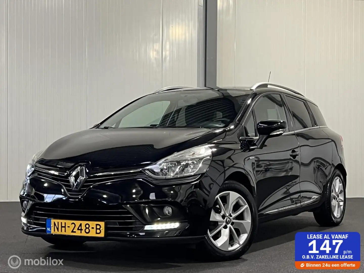 Renault Clio Estate 0.9 TCe Limited [ NAP trekhaak cruise ] Schwarz - 1