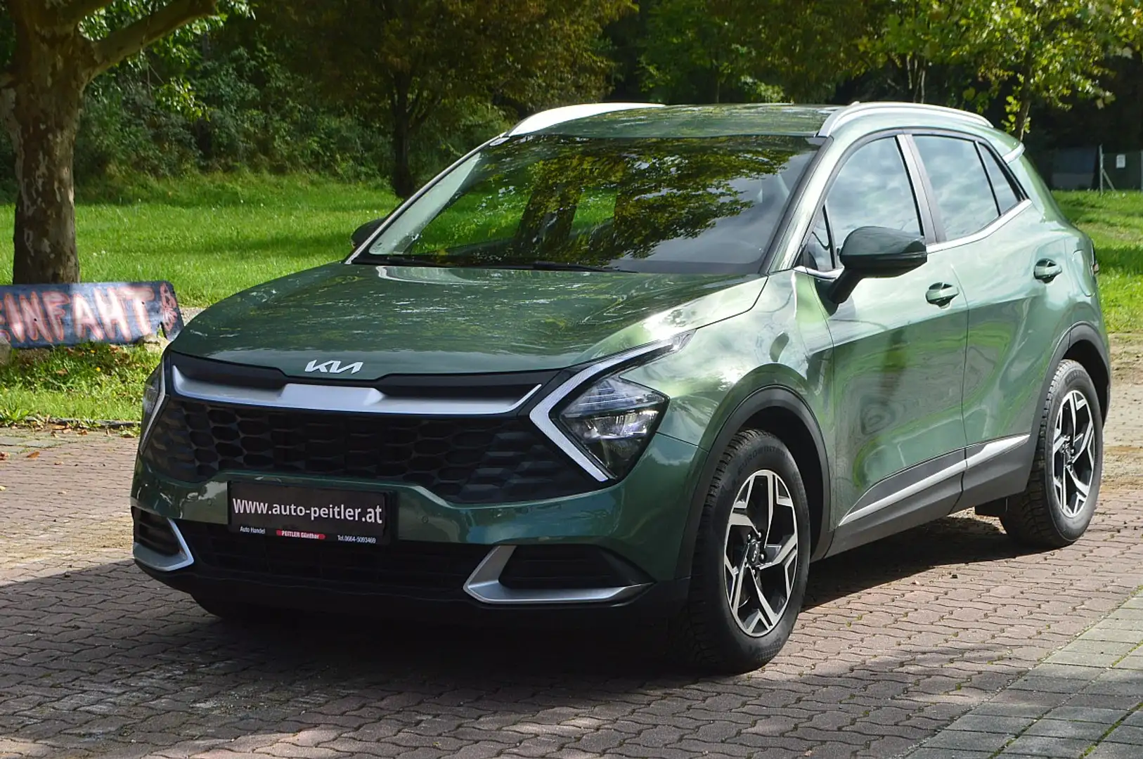 Kia Sportage 1,6 TGDI+Virtual Cockpit+NAVI+SHZ+LED+ Groen - 2