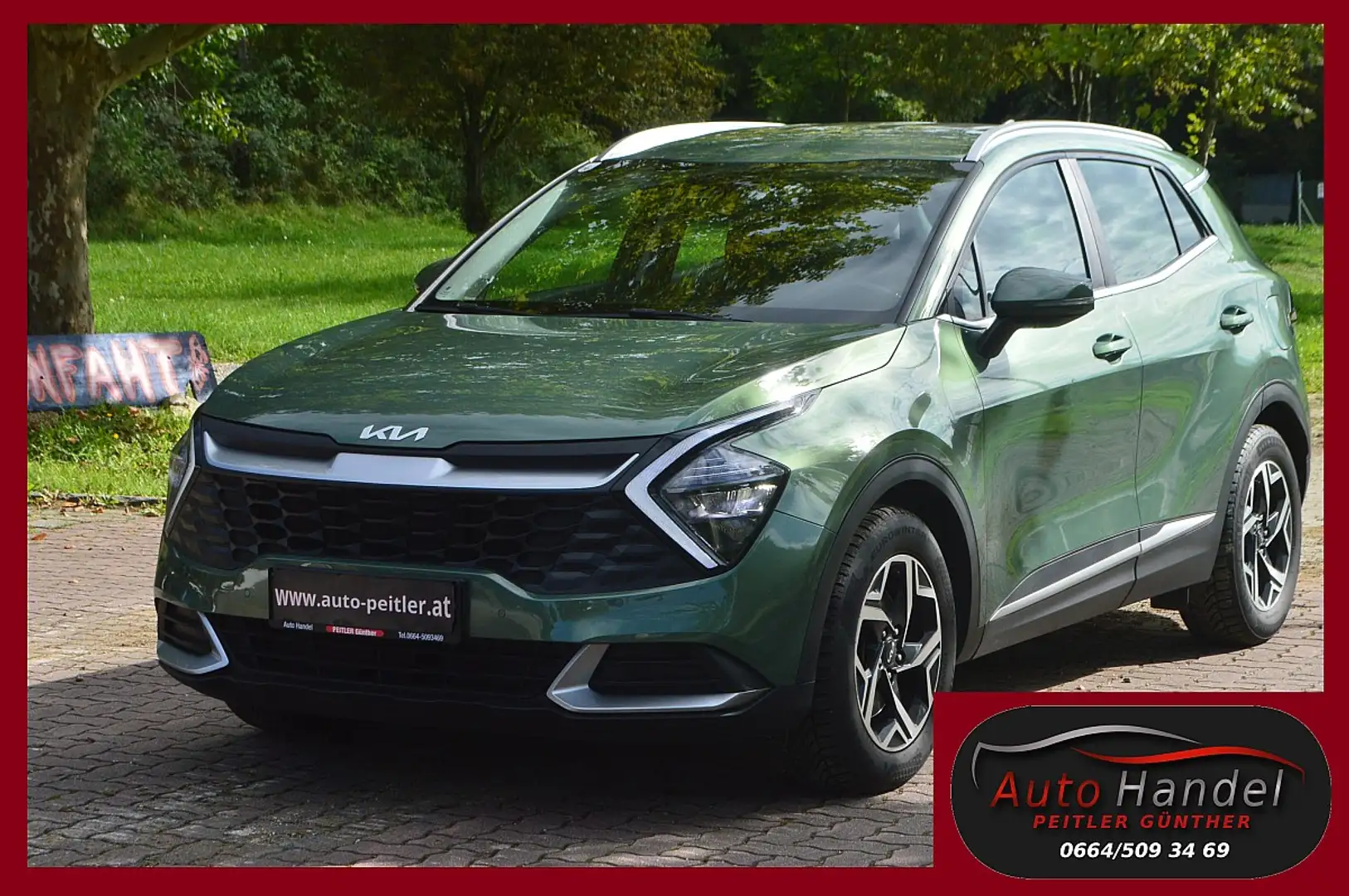 Kia Sportage 1,6 TGDI+Virtual Cockpit+NAVI+SHZ+LED+ Groen - 1