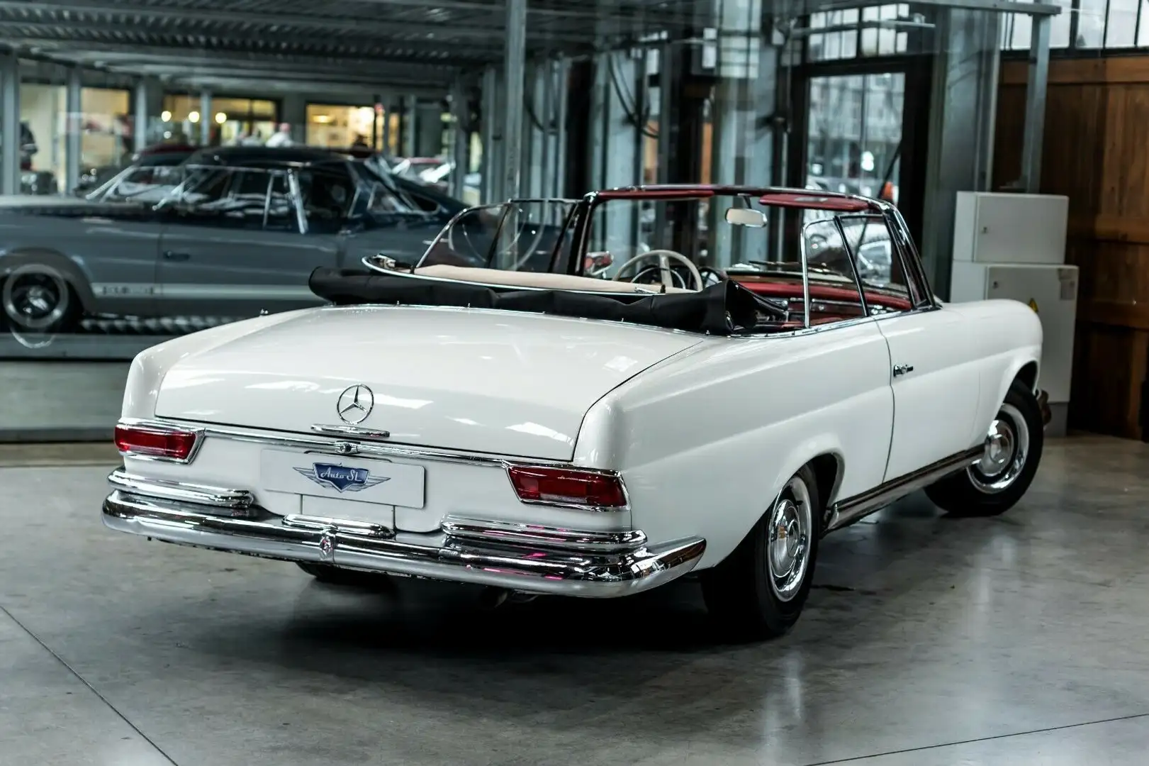 Mercedes-Benz 220 SEB Cabrio I Werkscabriolet I BRD Weiß - 2