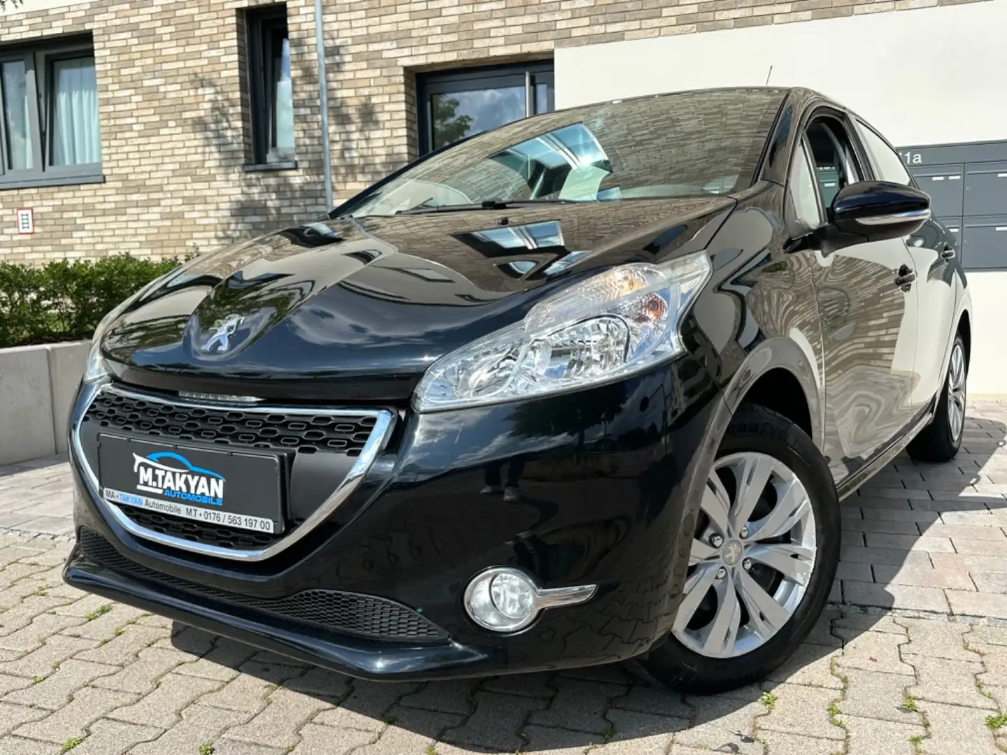Peugeot 208 Active*1.Hand*53 tkm*Scheckheft* Nero - 1