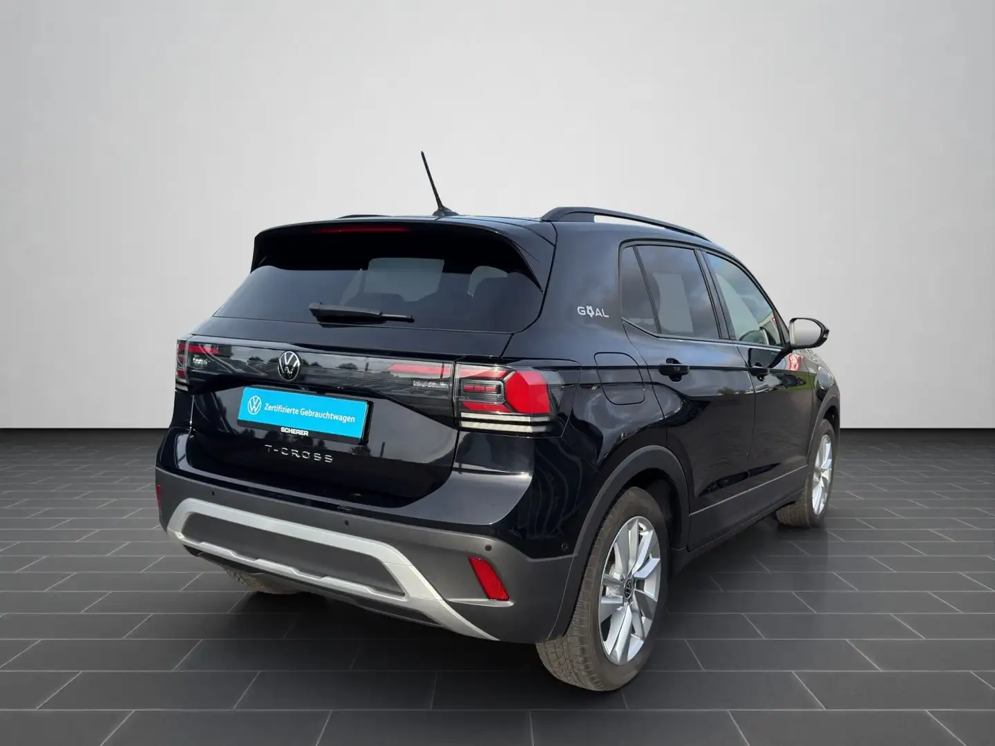 Volkswagen T-Cross 1.0 TSI GOAL AHK NAVI SHZ Schwarz - 2