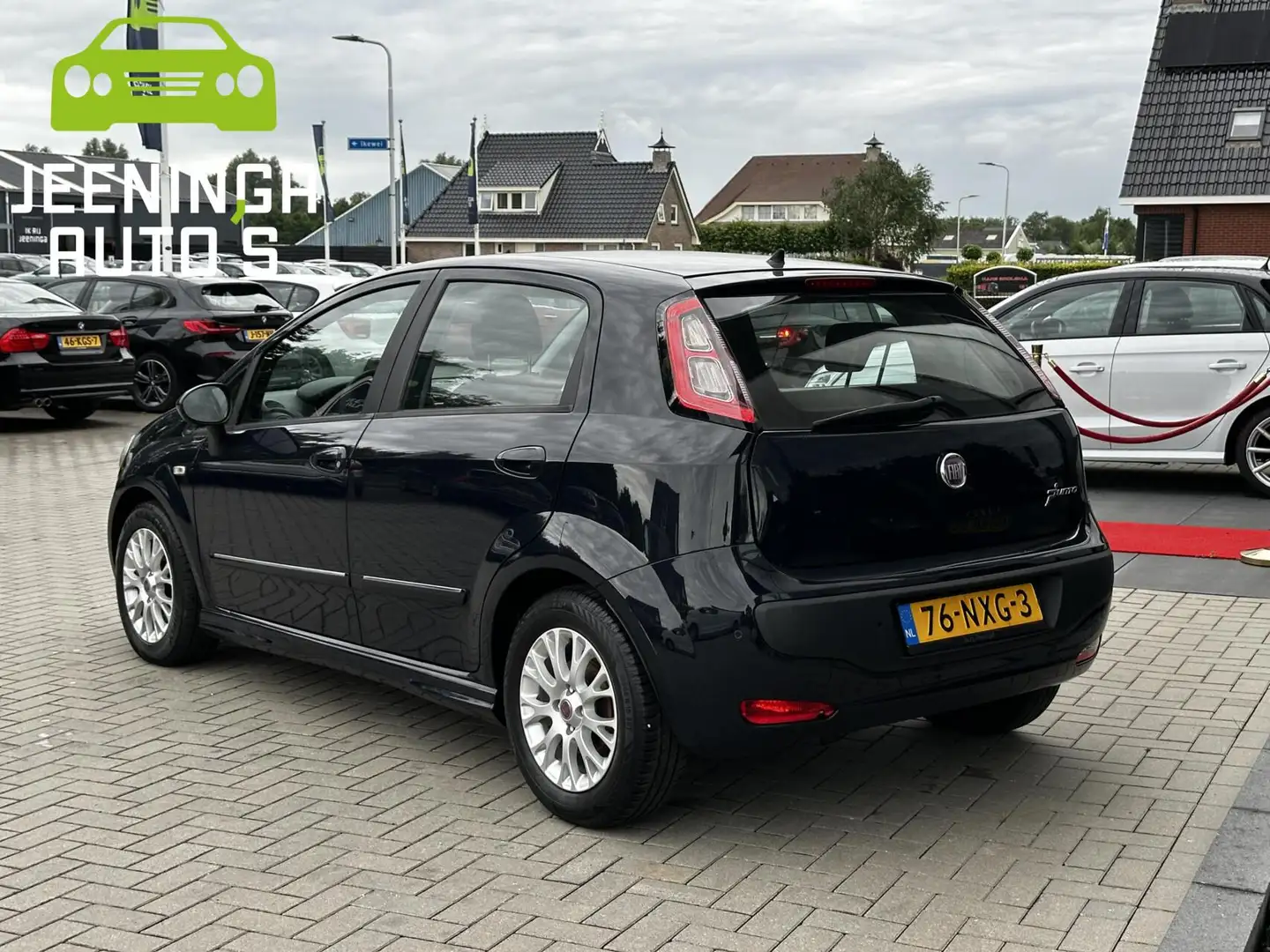 Fiat Punto Evo 1.3 M-Jet Dynamic 5-DRS | Airco | Cruise Blauw - 2