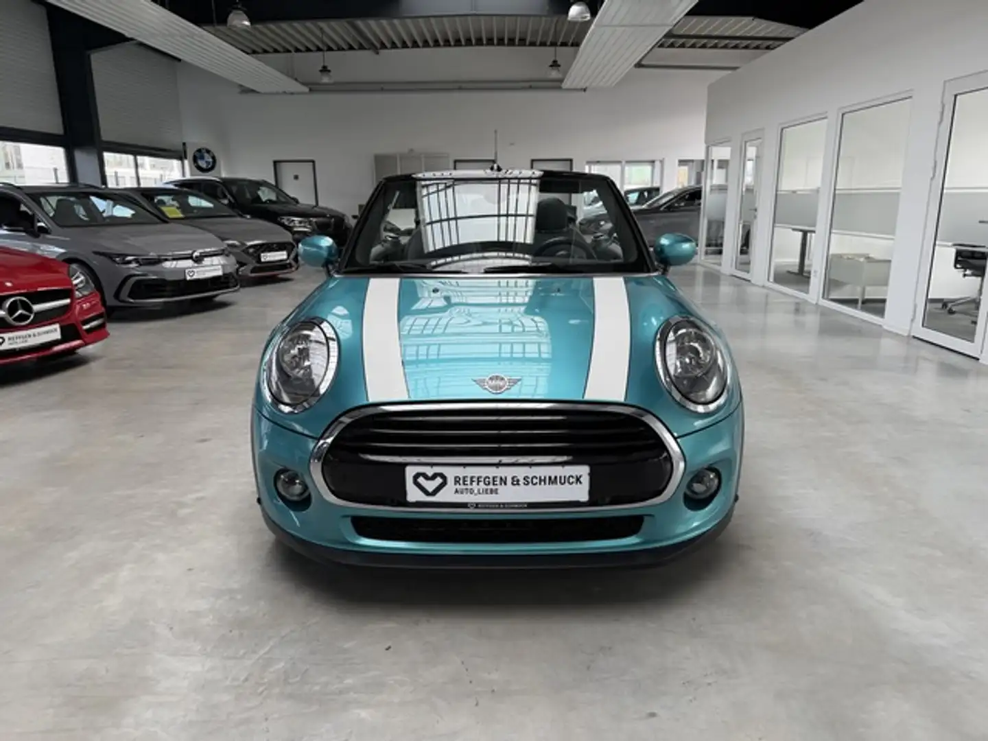 MINI Cooper AUTOMAT+LEDER+NAVI+KEYLESS+UNIONJACK+ALU+ Albastru - 2