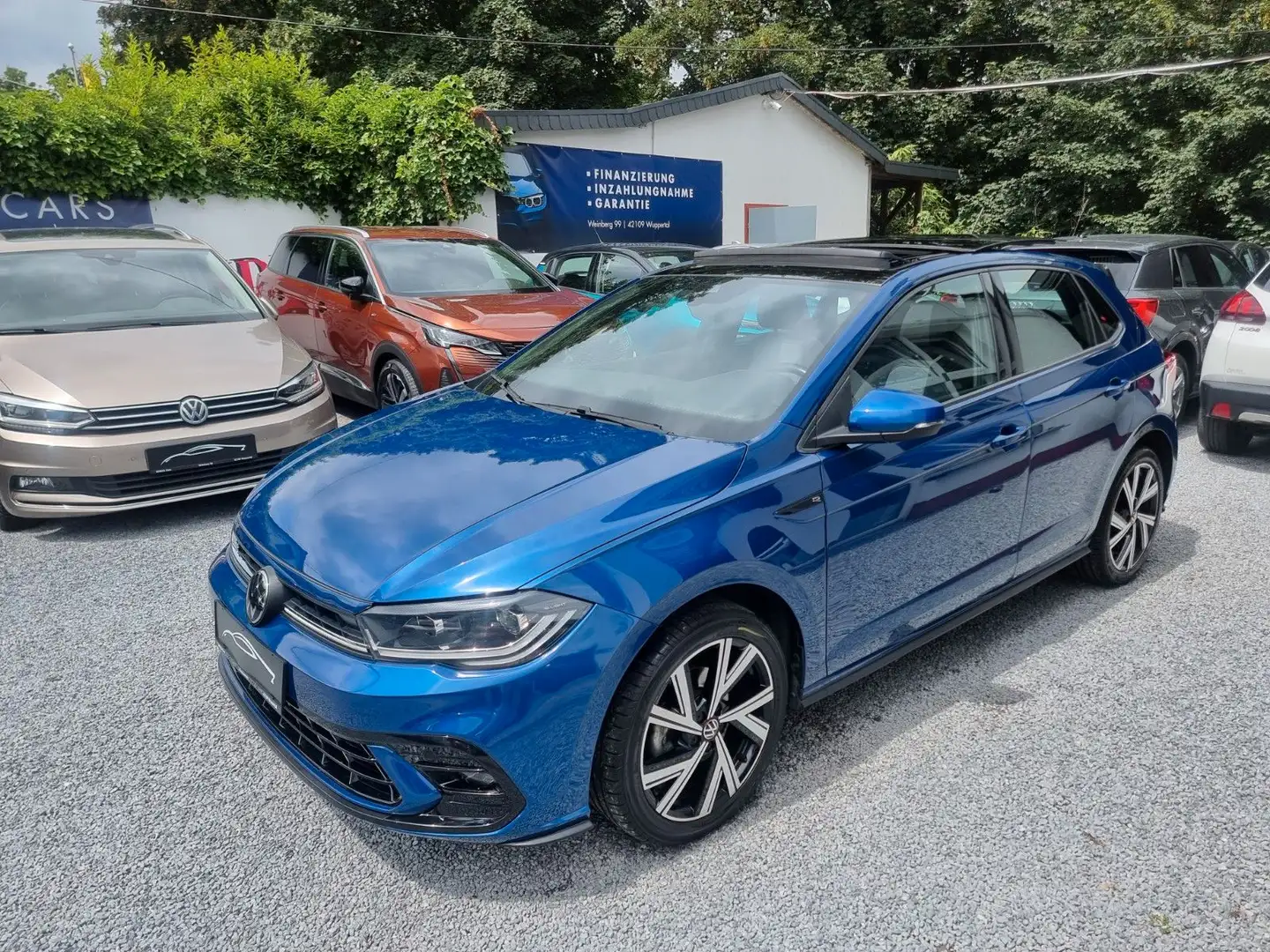 Volkswagen Polo 1.0 TSI 110PS/ DSG/PANO/2x R-Line /IQ LIGHT Bleu - 2