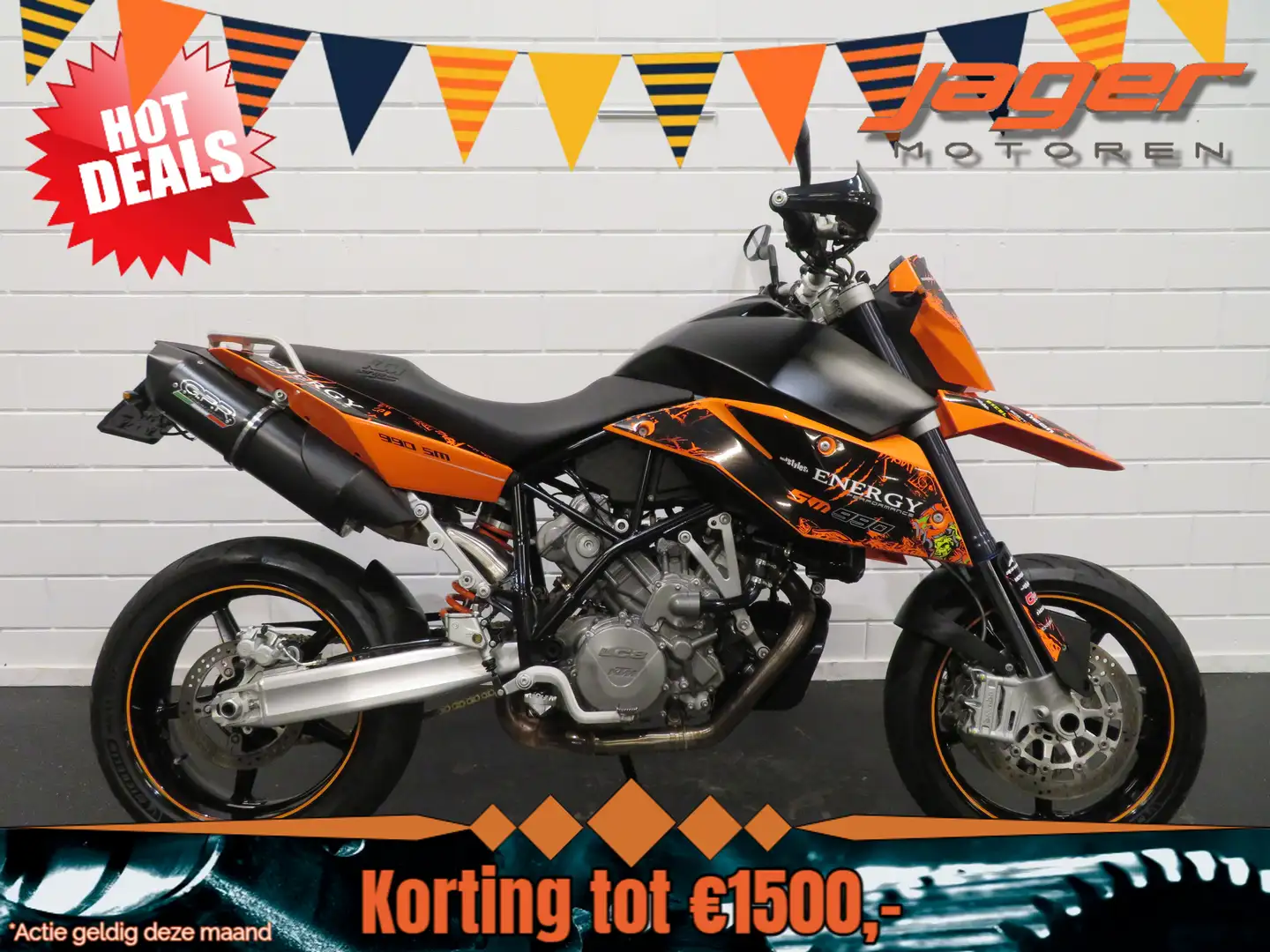 KTM 990 Supermoto R GPR ZEER FRAAI! Oranje - 1