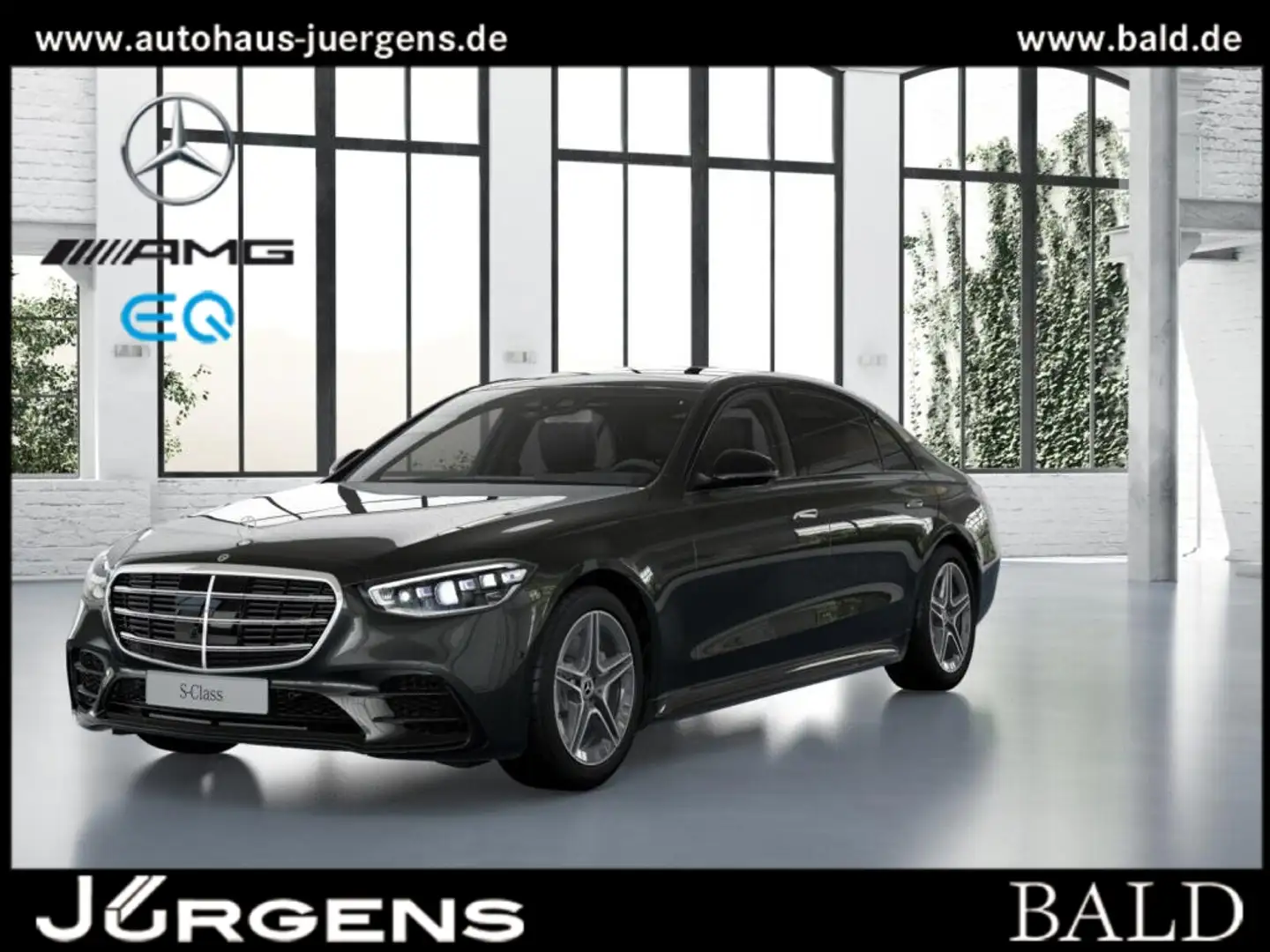 Mercedes-Benz S 500 4M L AMG-Sport/Pano/Burm/Sitzklima/Airm/19 Серый - 2