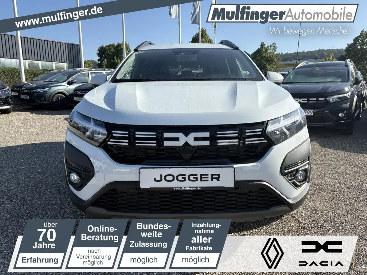 Dacia Jogger Expression HYBRID 140 Klima Einparkhilfe Blanc - 1