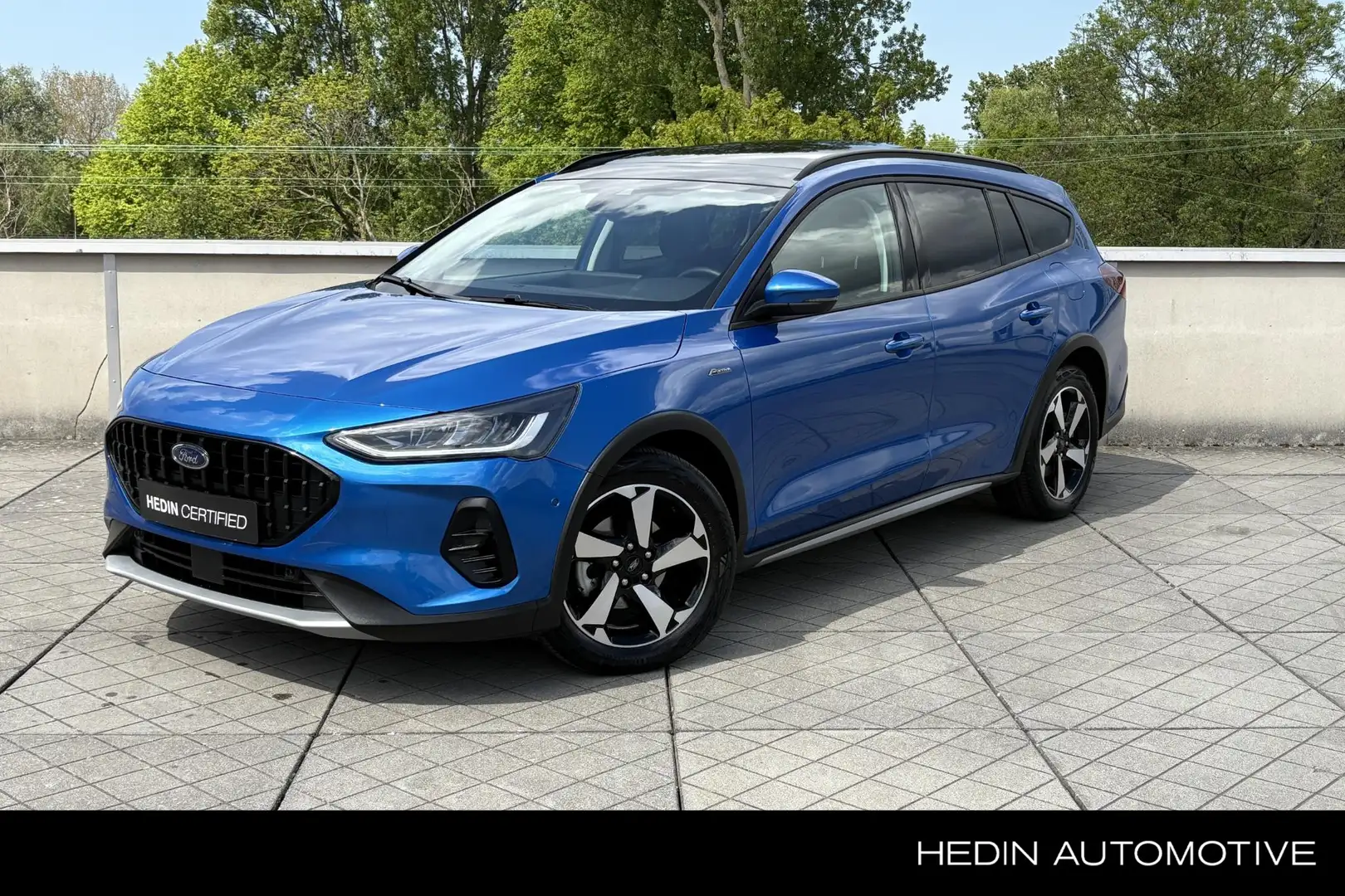 Ford Focus Wagon 1.0 EcoBoost Hybrid Active X | Panoramadak | Blauw - 1