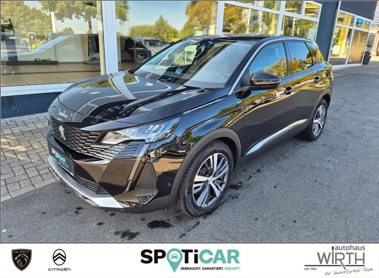 Peugeot 3008 Allure Hybrid 225 NAVI+SITZHZG.+KEYLESS+CAM Noir - 2