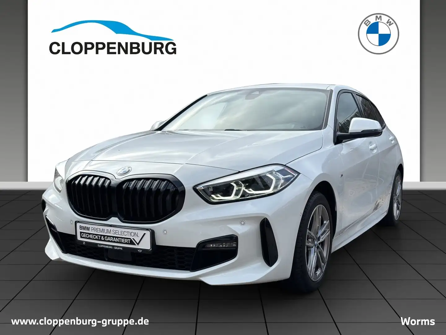 BMW 120 i Hatch Navi+ACC+SHZ+KeyGO+HiFi+Fernl.Ass+BT White - 1