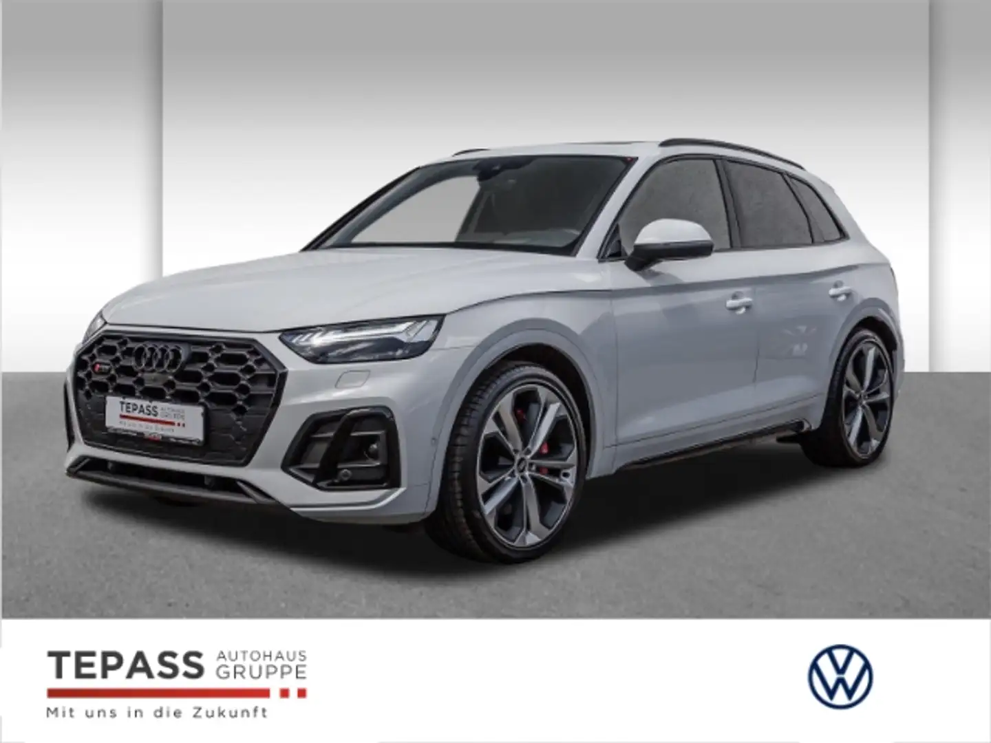 Audi SQ5 3.0l TDI quattro HUD STHZ AHK PANO AIRSUS Wit - 1