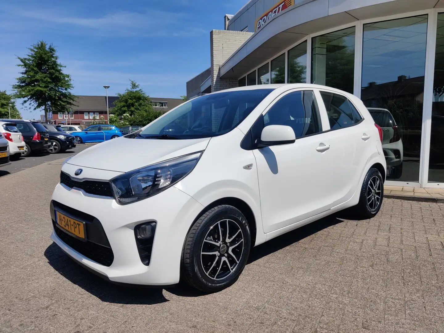 Kia Picanto 1.0 MPi ComfortPlusLine / Airco / PDC / LM Velgen! Wit - 2