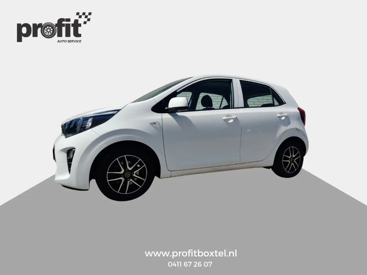 Kia Picanto 1.0 MPi ComfortPlusLine / Airco / PDC / LM Velgen! Wit - 1