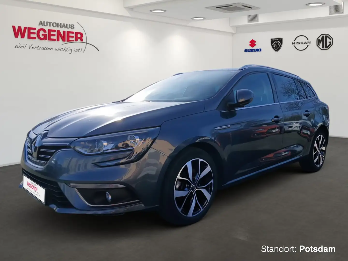 Renault Megane MEGANE TCe 160 1.3 Grandtour Bose Navi+Sitzheiz. Gris - 1