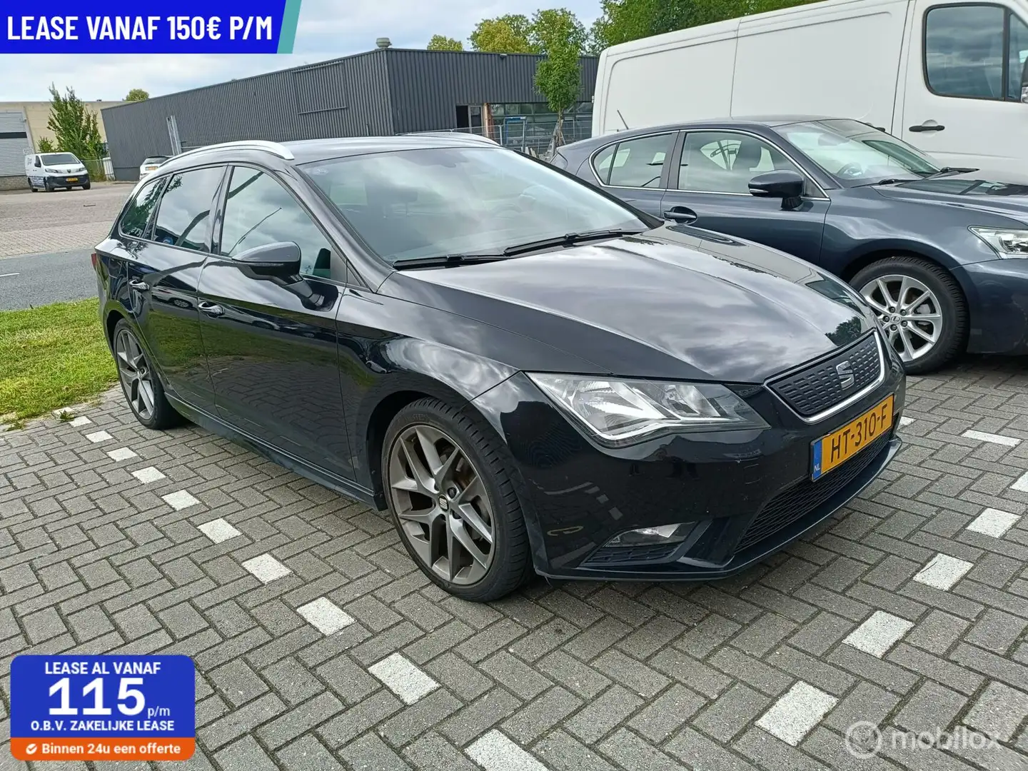 SEAT Leon ST 1.0 EcoTSI NAVI CRUISE PDC FR VELGEN N.A.P NW A Zwart - 1